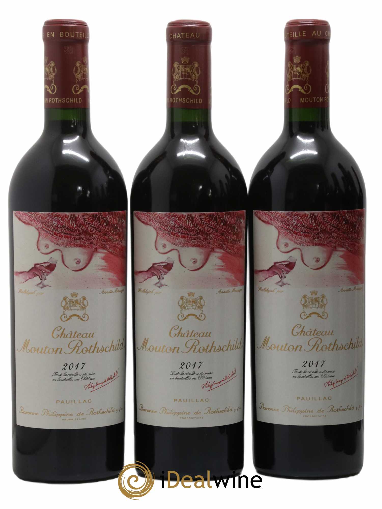 Château Mouton Rothschild 1er Grand Cru Classé 2017 - Lot de 6 bouteilles - 3