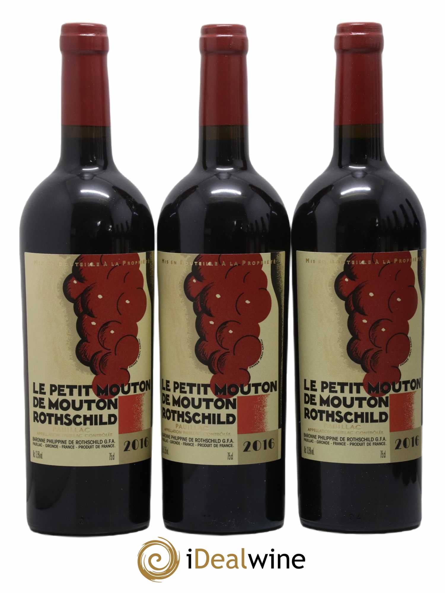 Petit Mouton Second Vin 2016 - Lot of 6 bottles - 3