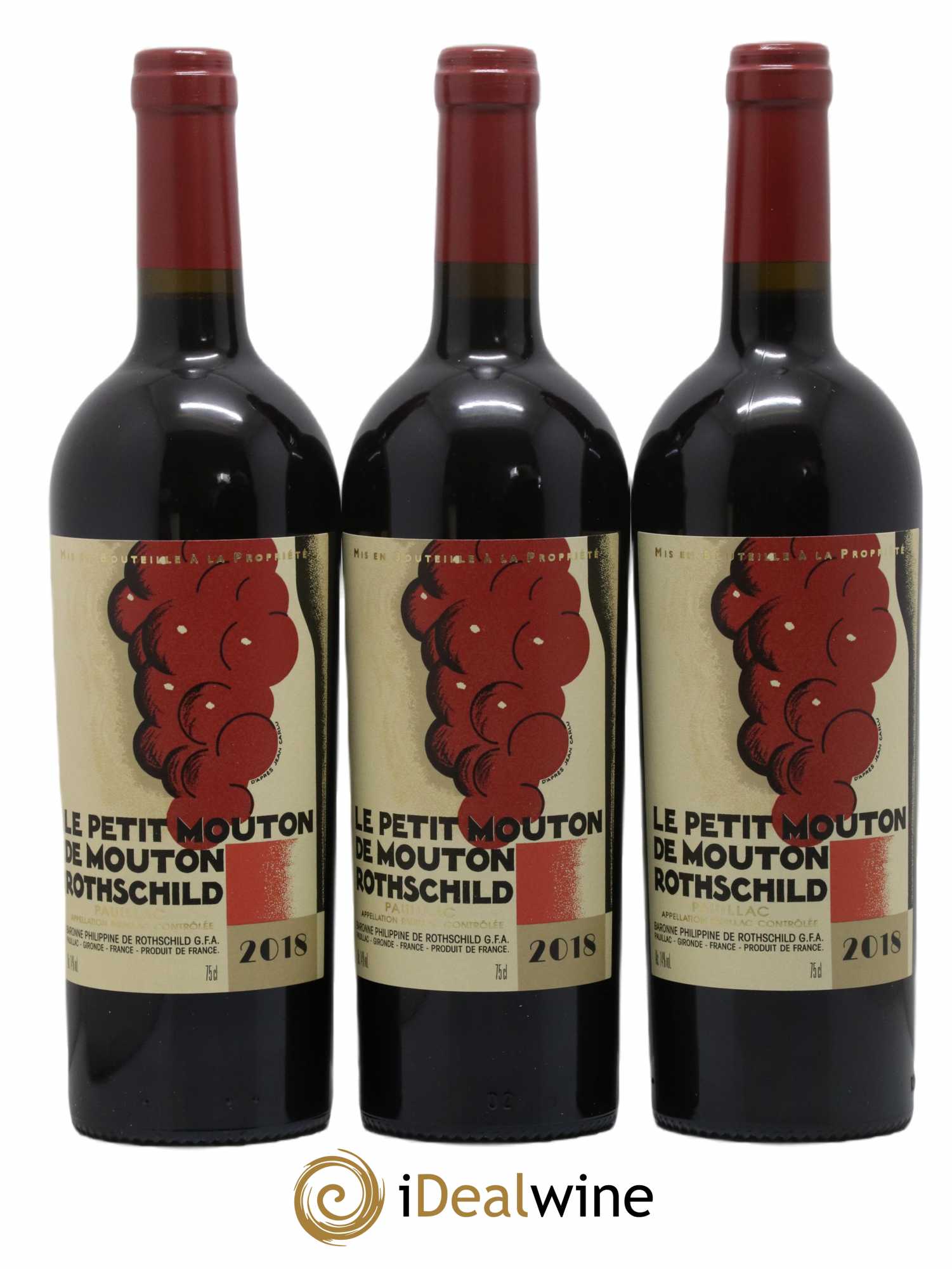 Petit Mouton Second Vin 2018 - Lot of 6 bottles - 3