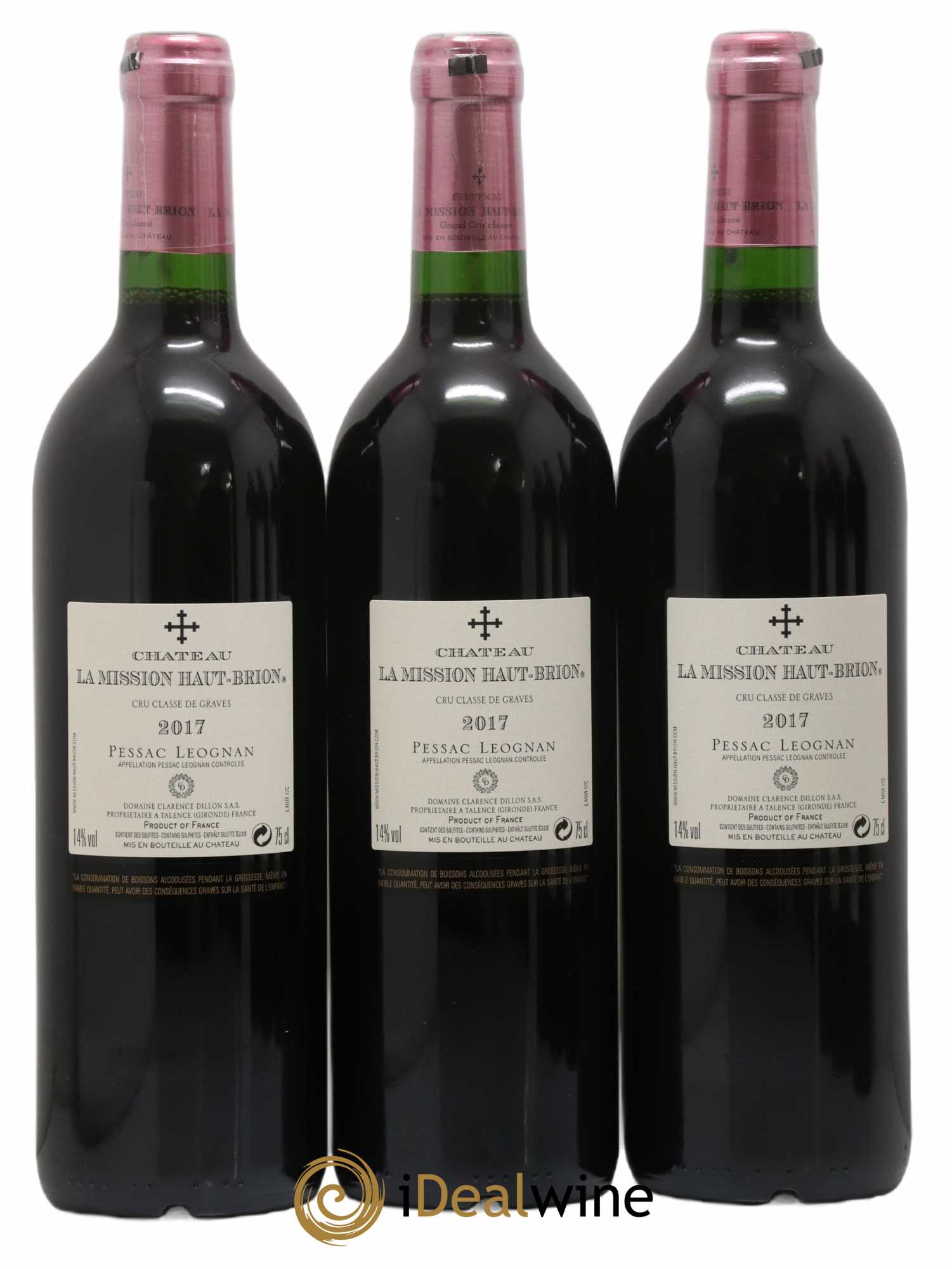 Château la Mission Haut-Brion Cru Classé de Graves 2017 - Lot de 6 bouteilles - 2