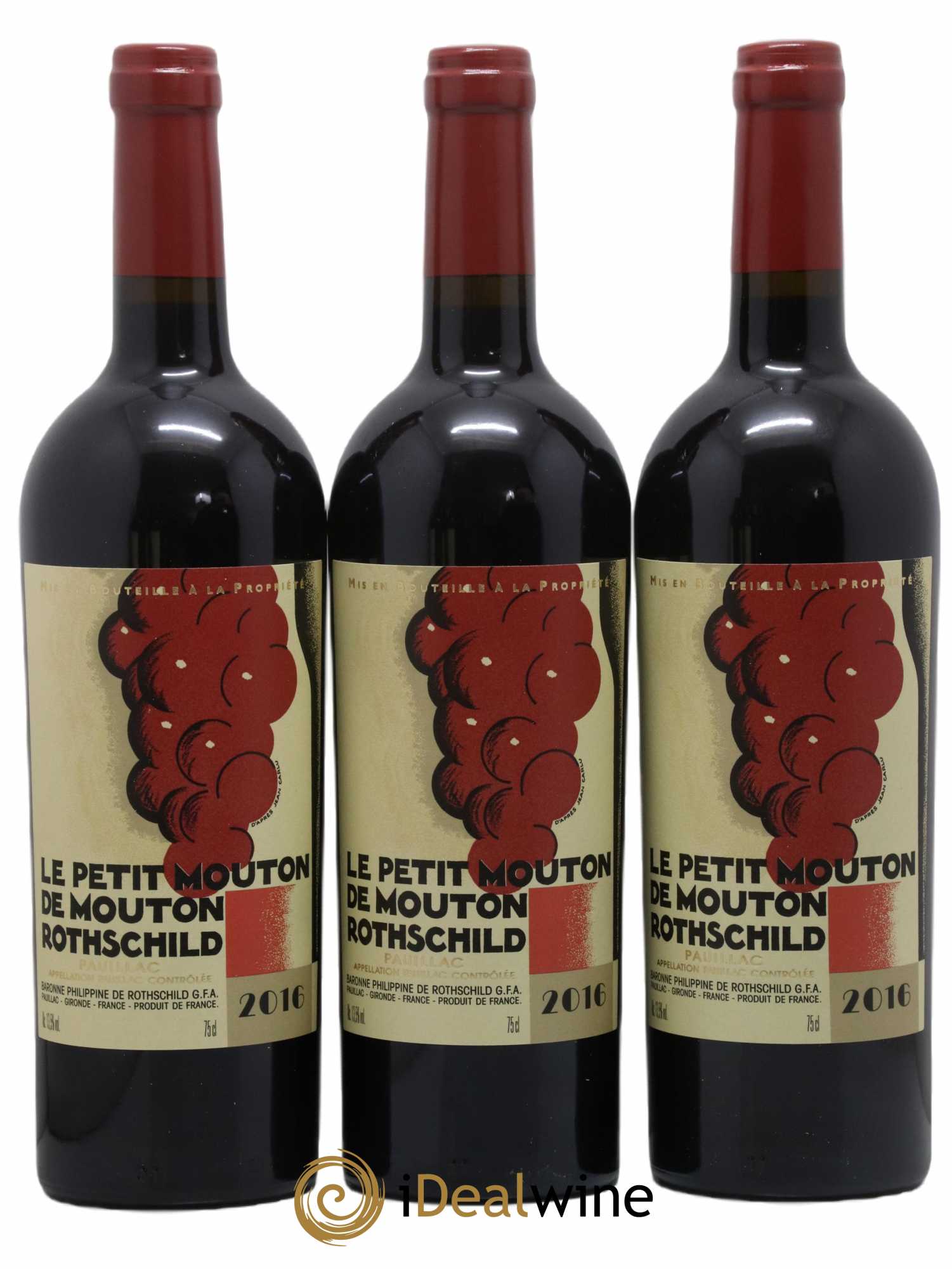 Petit Mouton Second Vin 2016 - Lot de 6 bouteilles - 3