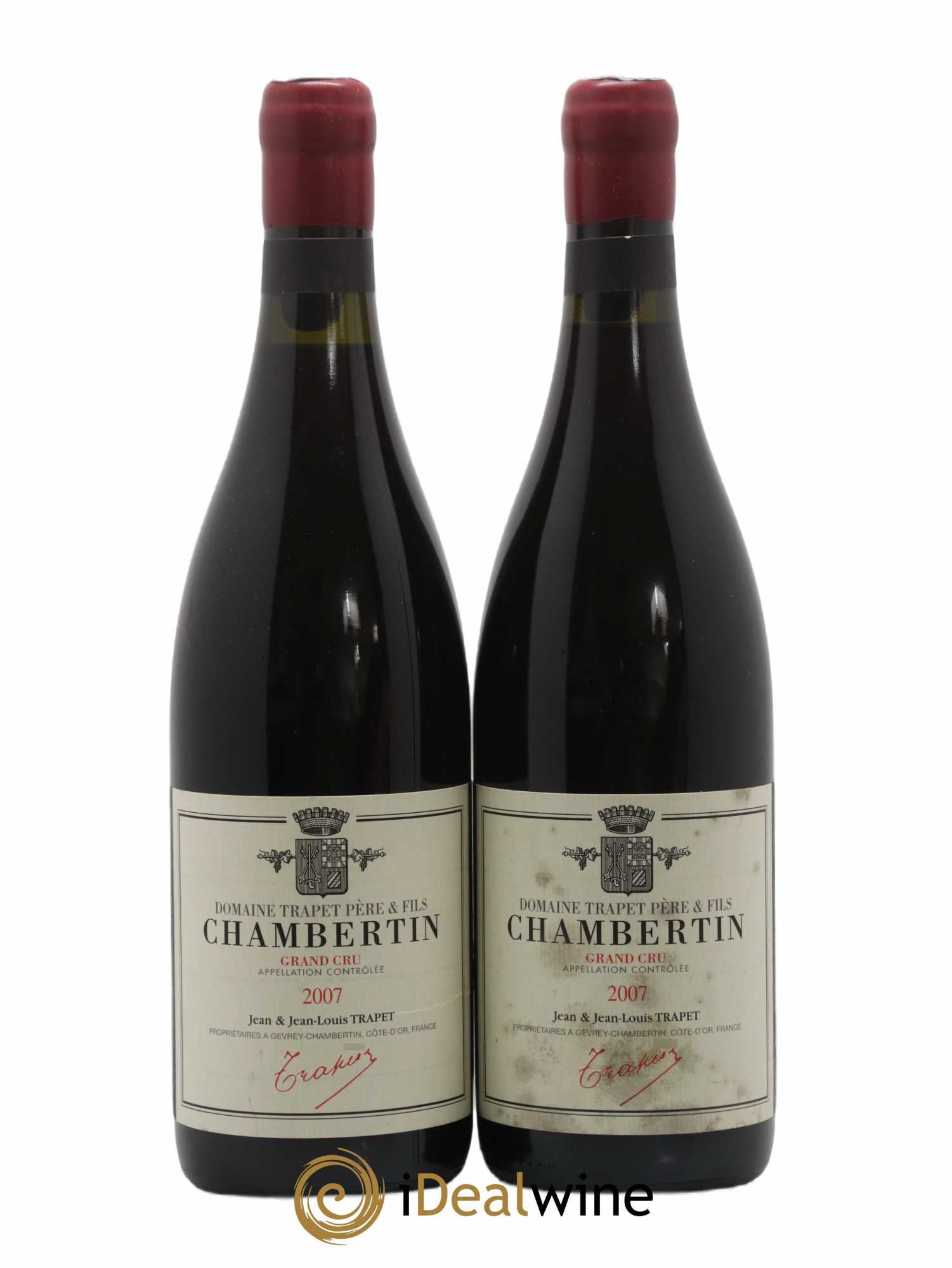 Chambertin Grand Cru Domaine Trapet 2007 - Lot de 2 bouteilles - 0