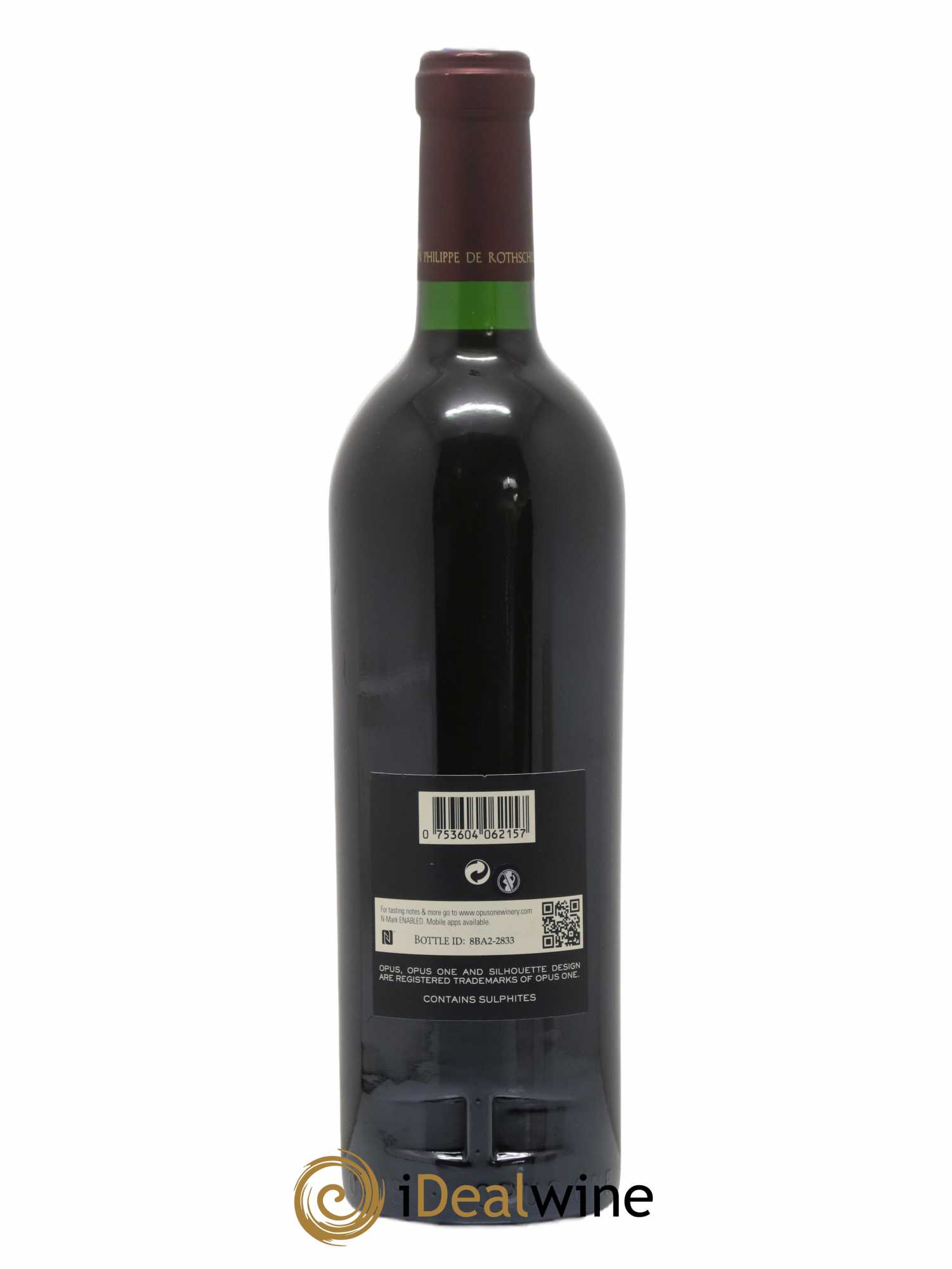 Napa Valley Opus One Robert Mondavi 2015 - Lot de 1 bouteille - 1