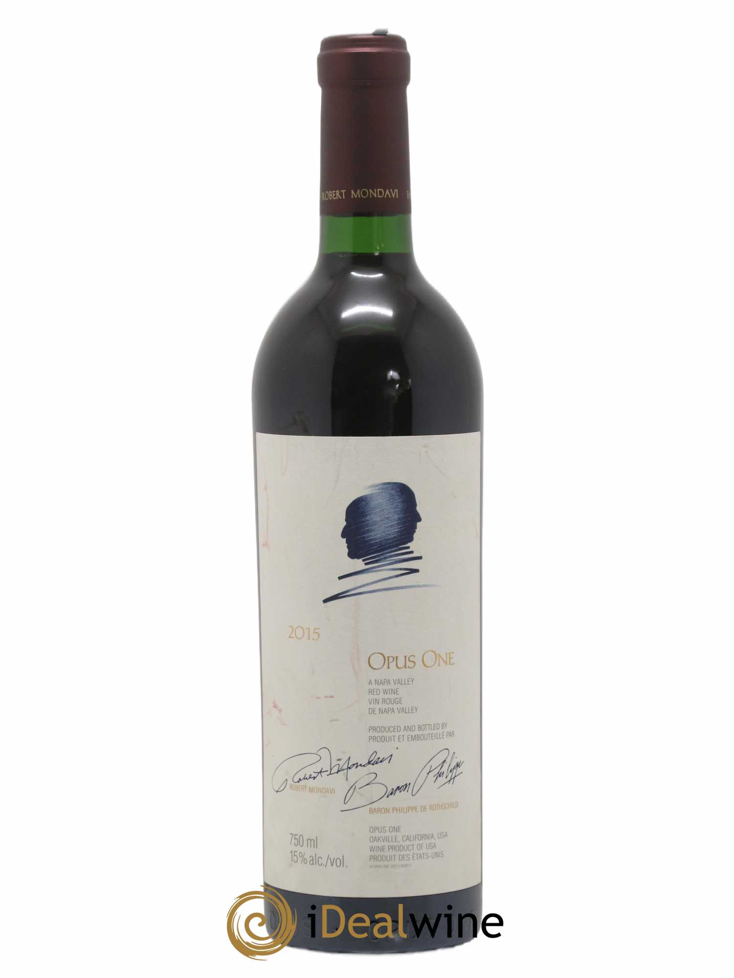 Napa Valley Opus One Robert Mondavi 2015 - Lot de 1 bouteille - 0