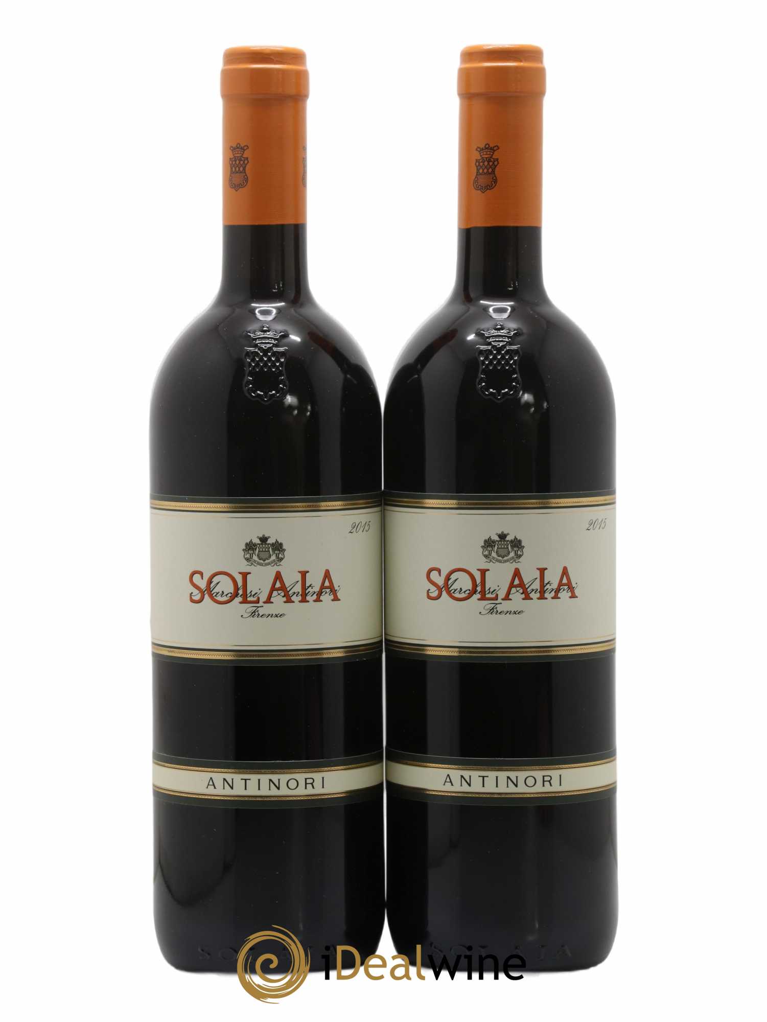 Toscana IGT Solaia Tenuta Tignanello - Marchesi Antinori 2015 - Lot de 2 bouteilles - 0