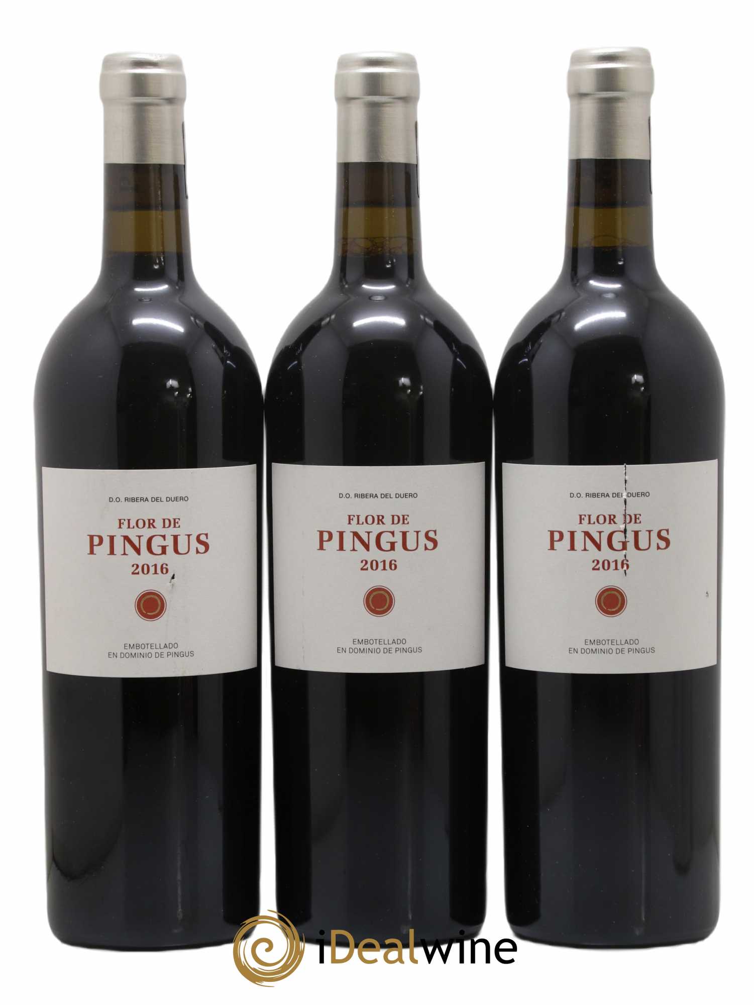 Ribera Del Duero Flor de Pingus Dominio de Pingus - Peter Sisseck 2016 - Lot de 3 bouteilles - 0