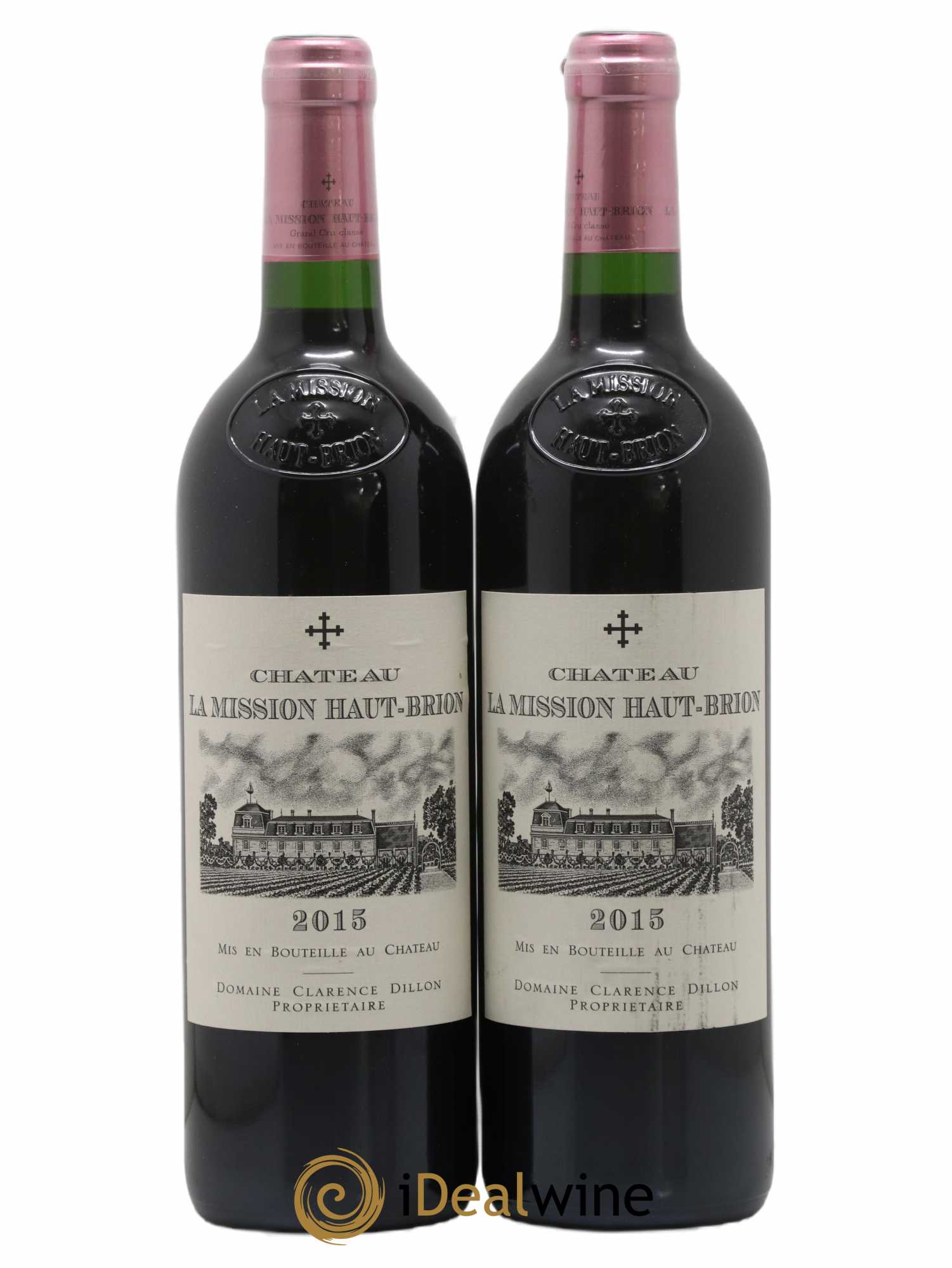 Château la Mission Haut-Brion Cru Classé de Graves 2015 - Lot de 2 bouteilles - 0