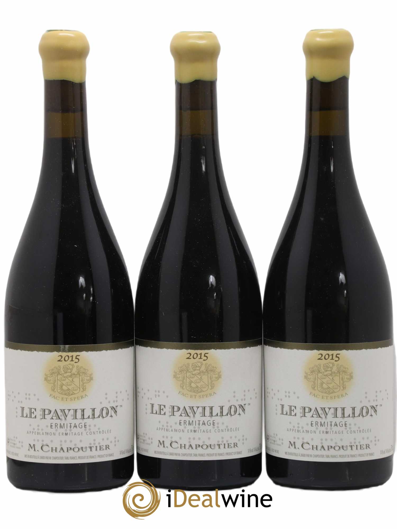 Hermitage Ermitage Le Pavillon Chapoutier 2015 - Lot de 6 bouteilles - 1