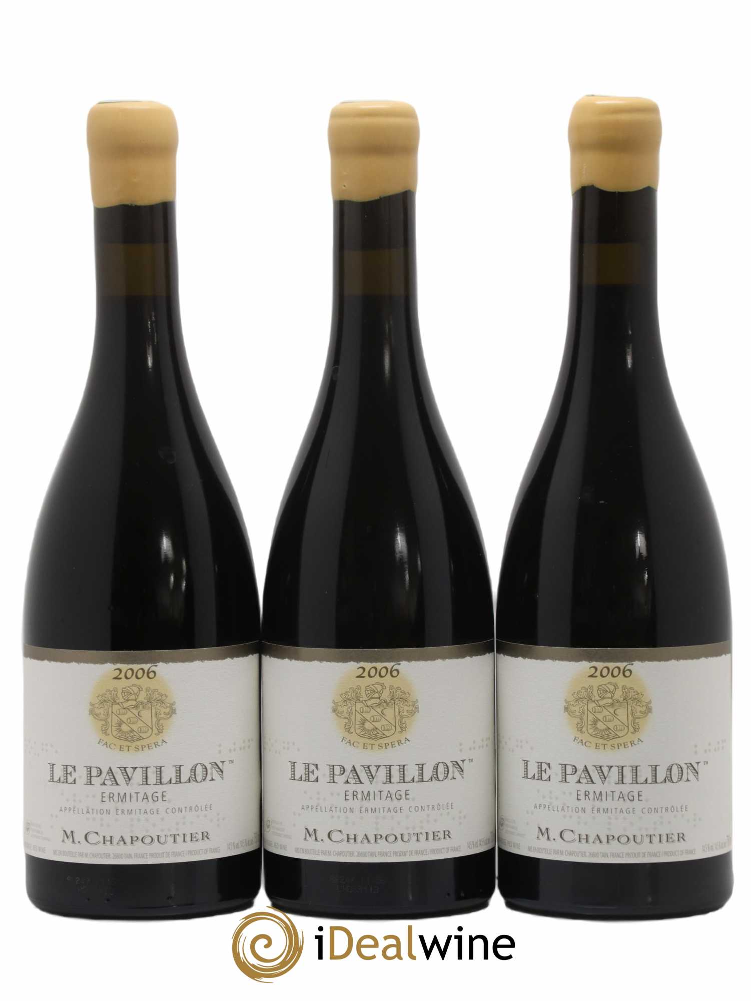 Hermitage Ermitage Le Pavillon Chapoutier 2006 - Lot de 6 bouteilles - 1