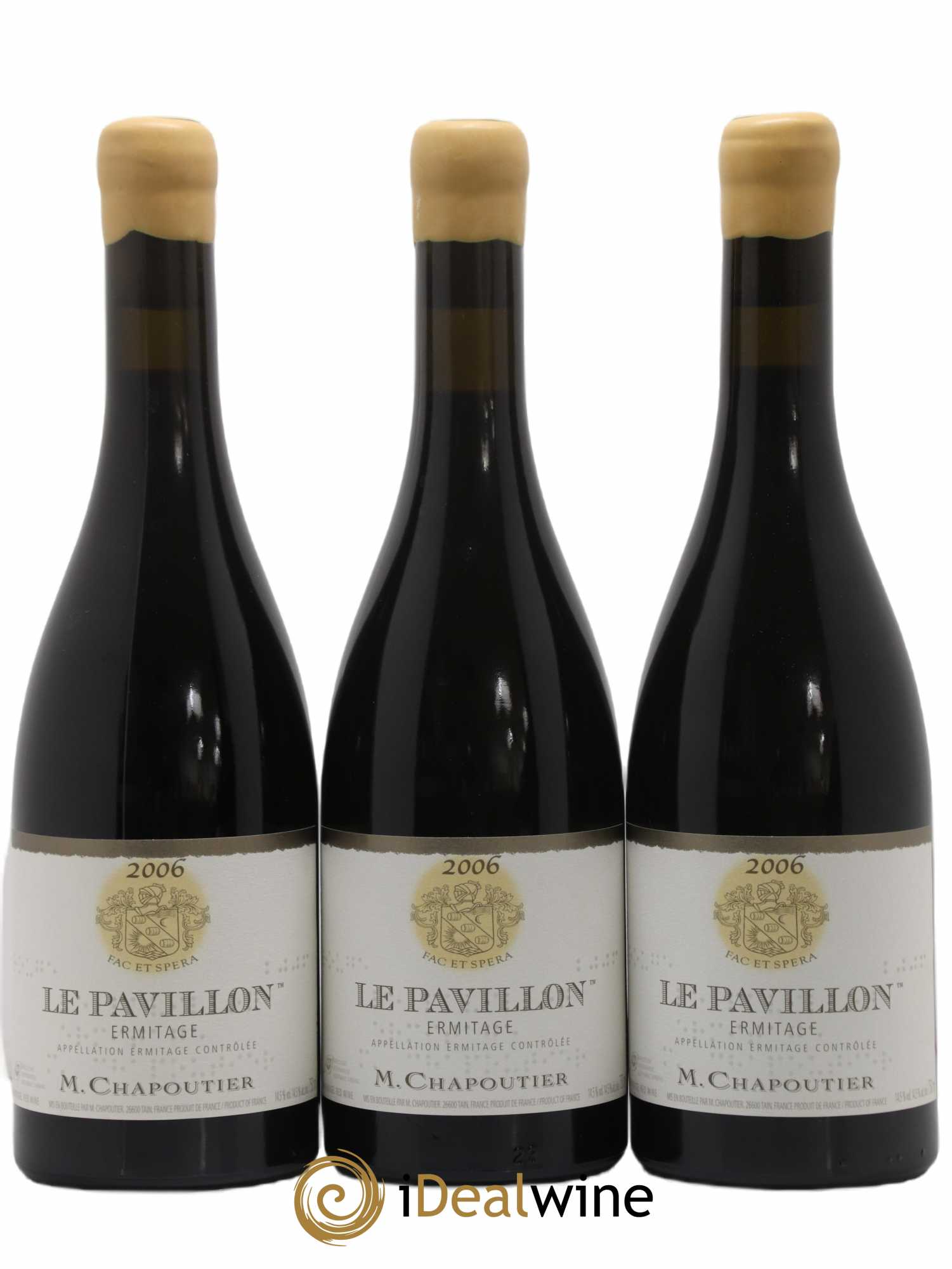 Hermitage Ermitage Le Pavillon Chapoutier 2006 - Lot de 6 bouteilles - 3
