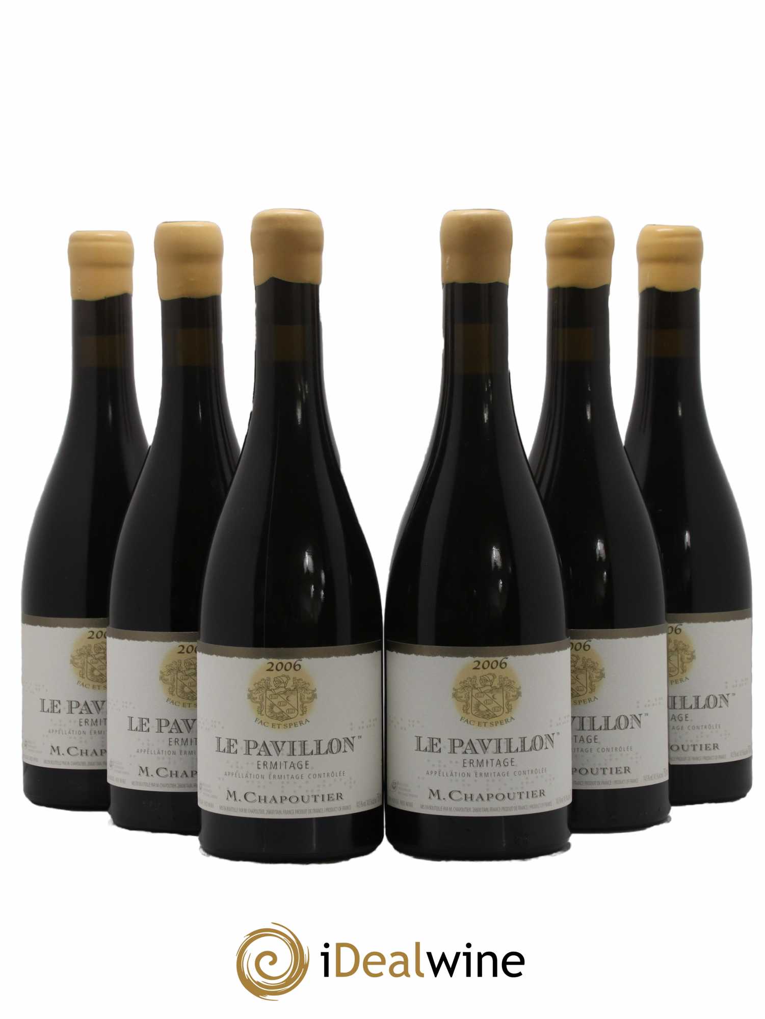 Hermitage Ermitage Le Pavillon Chapoutier 2006 - Lot de 6 bouteilles - 0