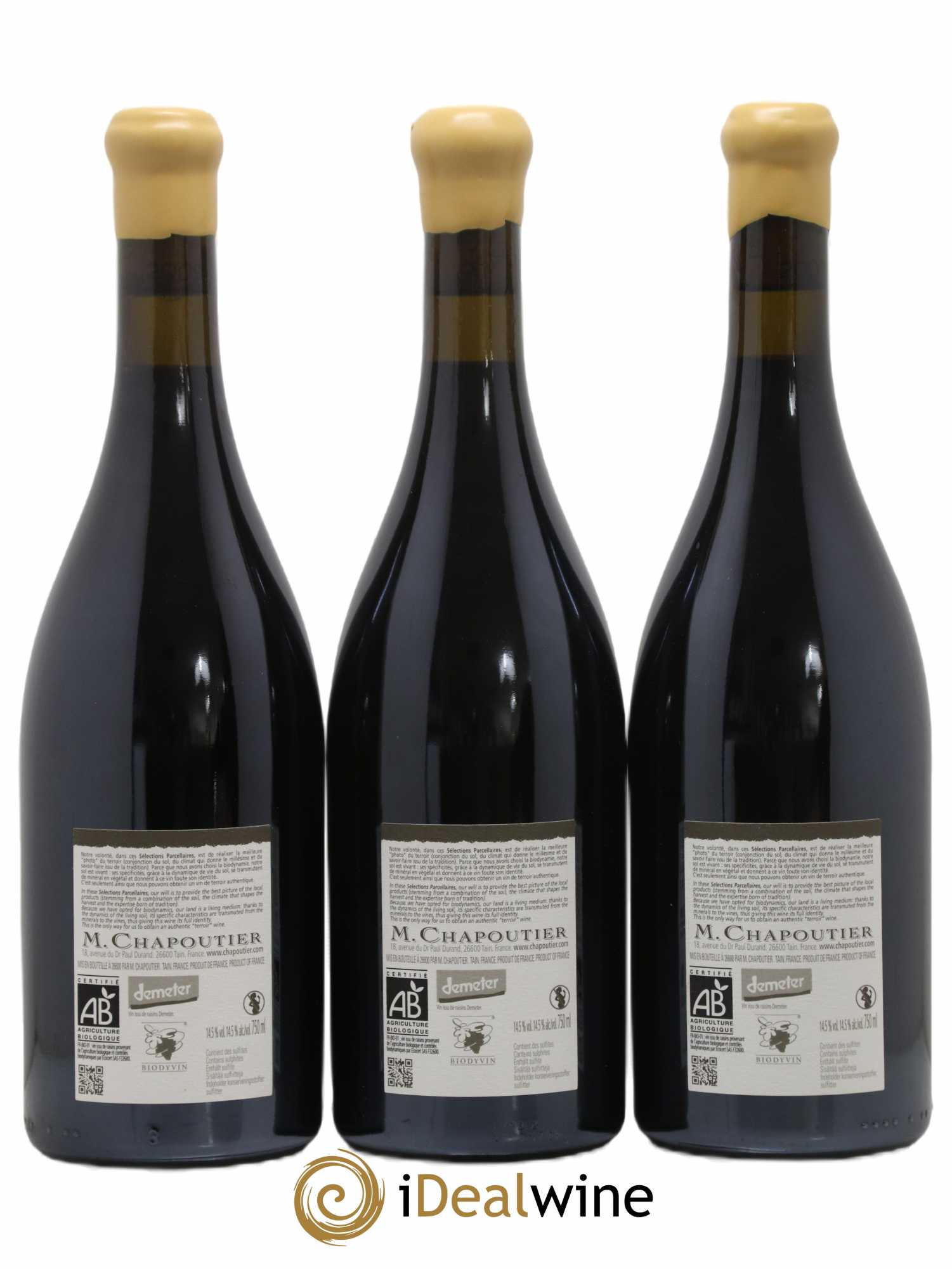 Hermitage Ermitage Le Pavillon Chapoutier 2009 - Lot de 6 bouteilles - 2