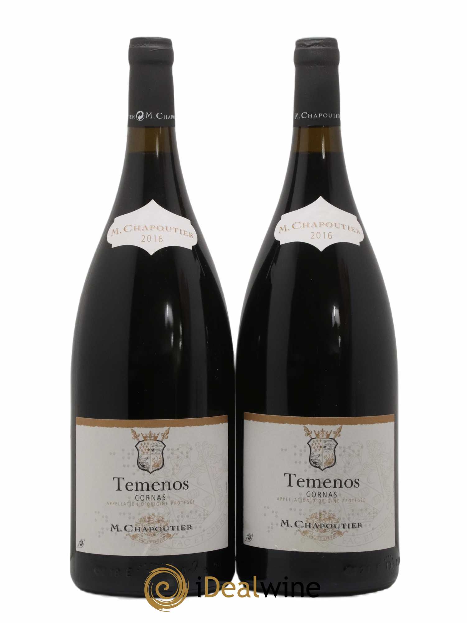 Cornas Temenos Chapoutier 2016 - Lot de 2 magnums - 0