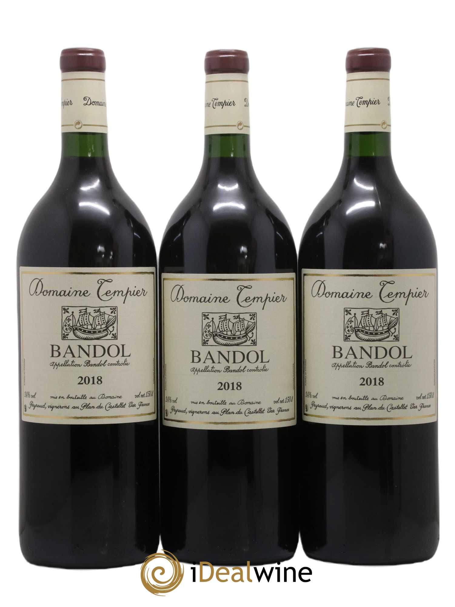 Bandol Domaine Tempier Famille Peyraud 2018 - Lot de 3 magnums - 0