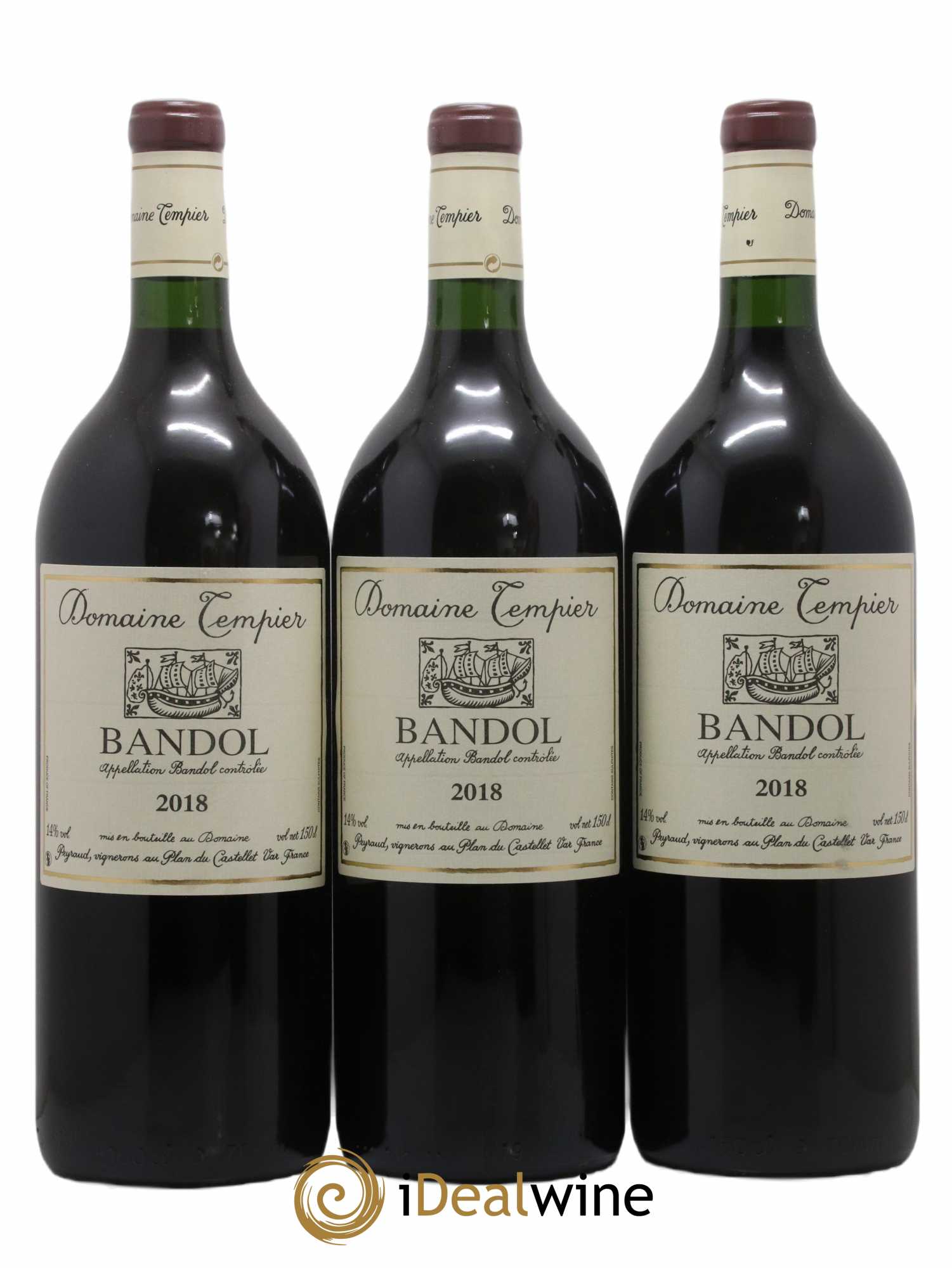Bandol Domaine Tempier Famille Peyraud 2018 - Lot de 3 magnums - 0