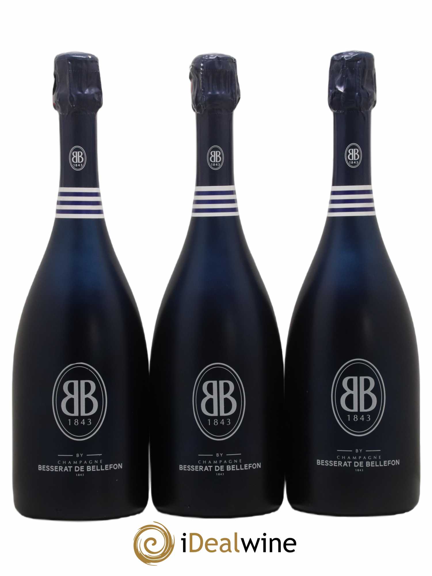 Champagne Besserat de Bellfon Cuvée BB1843 - Lot de 3 bouteilles - 0