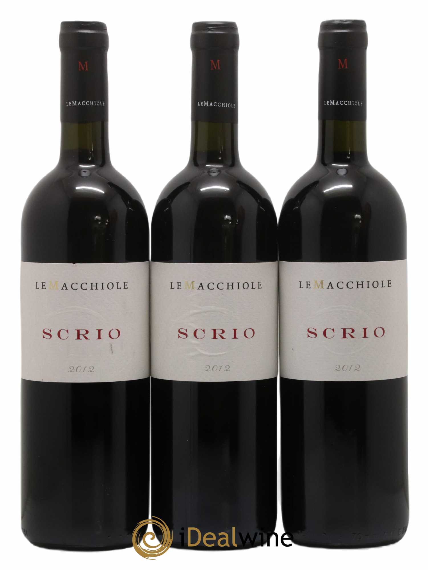 Toscana IGT Le Macchiole Scrio Le Macchiole 2012 - Lot de 3 bouteilles - 0