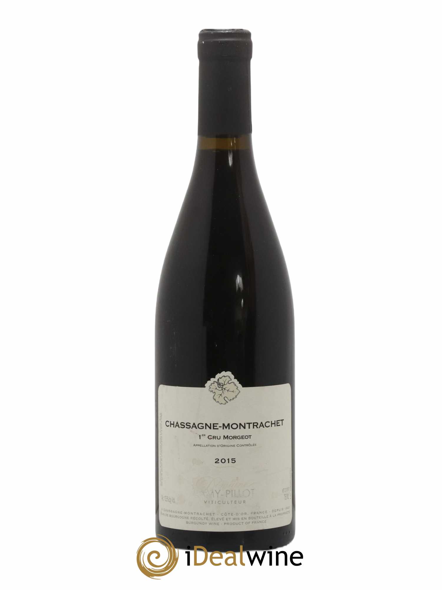 Chassagne-Montrachet 1er Cru Morgeot Lamy Pilot 2015 - Lot de 1 bouteille - 0