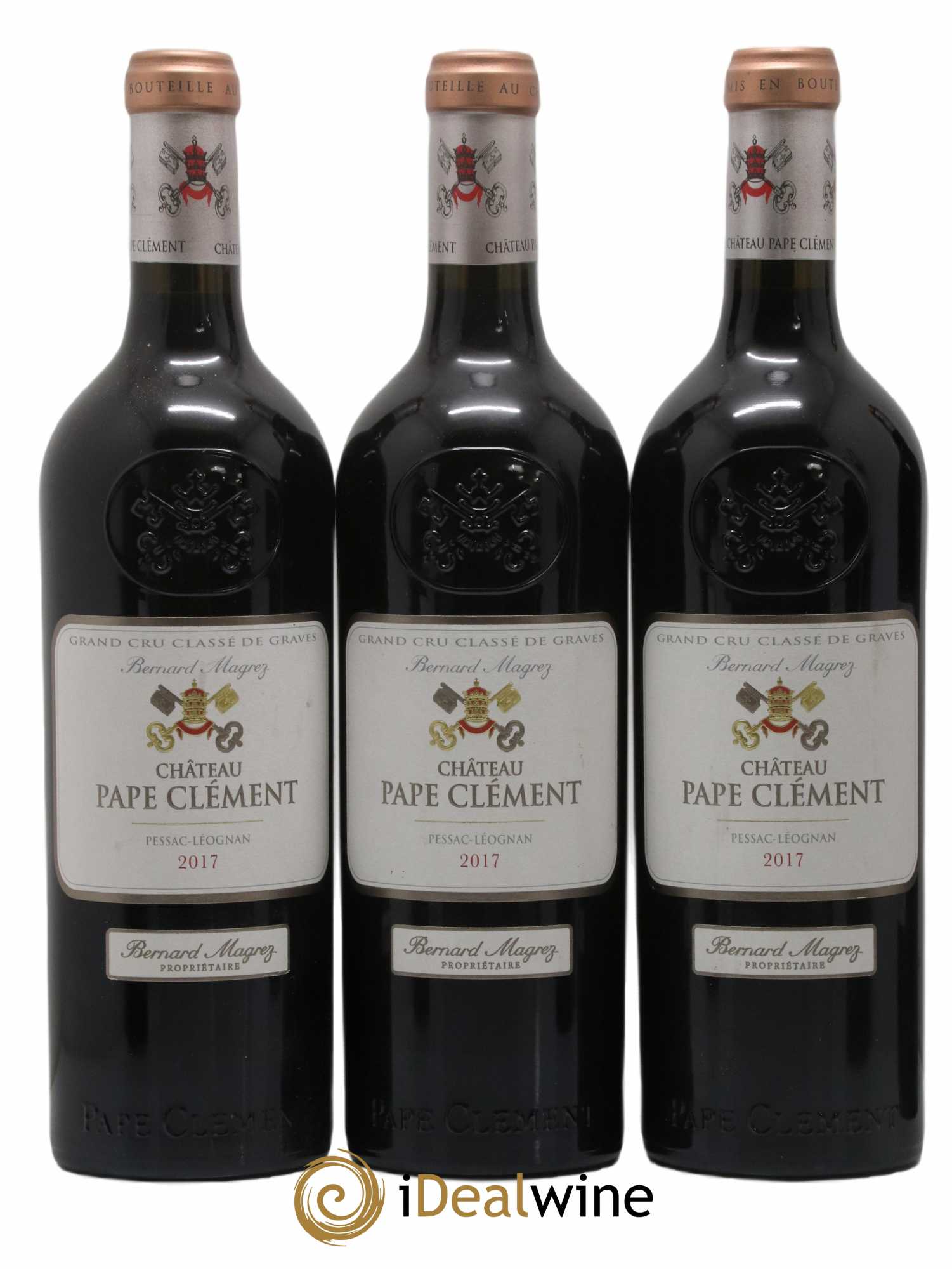 Château Pape Clément Cru Classé de Graves 2017 - Lot de 6 bouteilles - 1