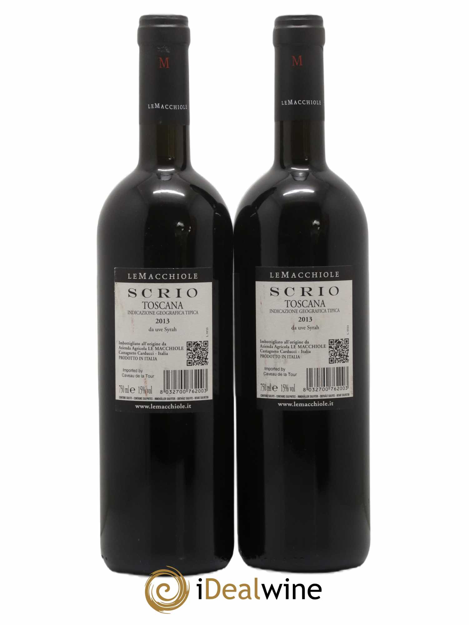 Toscana IGT Le Macchiole Scrio Le Macchiole 2013 - Lot de 2 bouteilles - 1