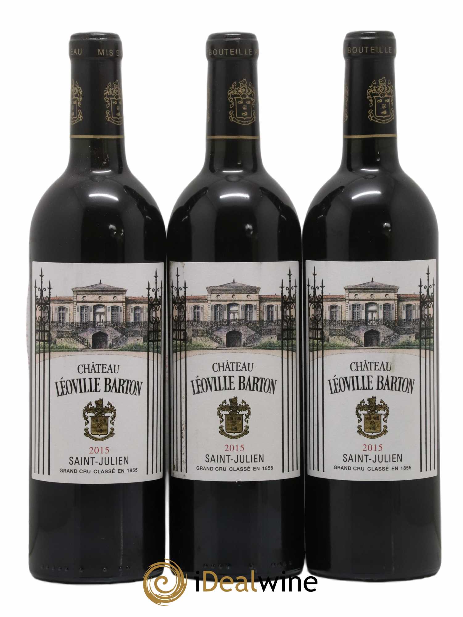 Château Léoville Barton 2ème Grand Cru Classé 2015 - Lot de 3 bouteilles - 0