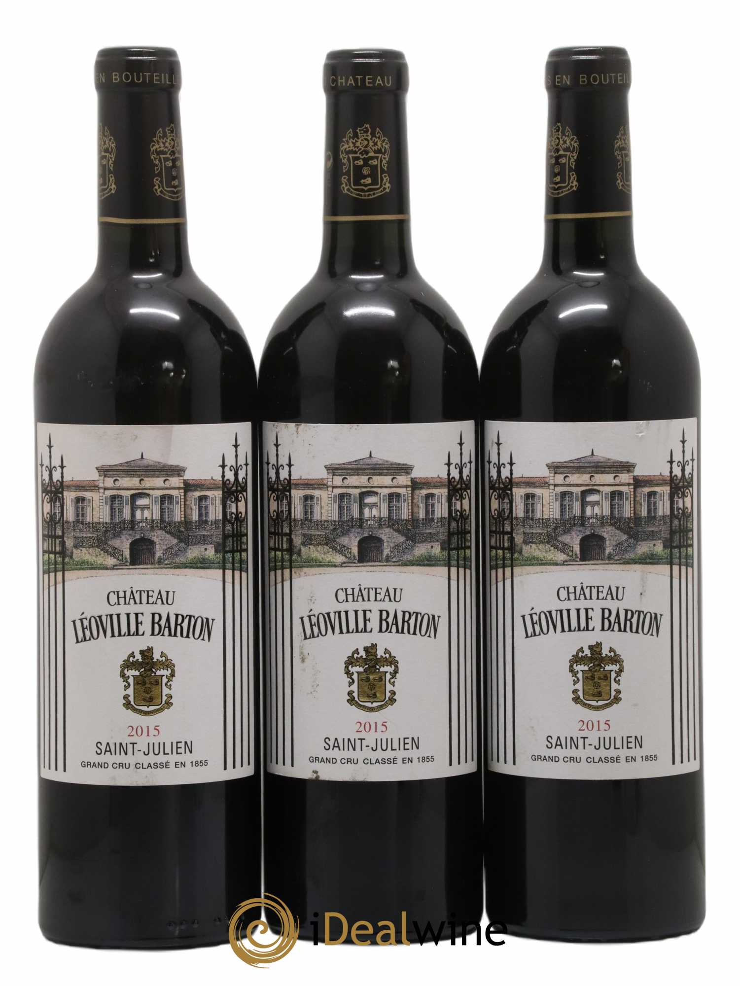 Château Léoville Barton 2ème Grand Cru Classé 2015 - Lot de 3 bouteilles - 0