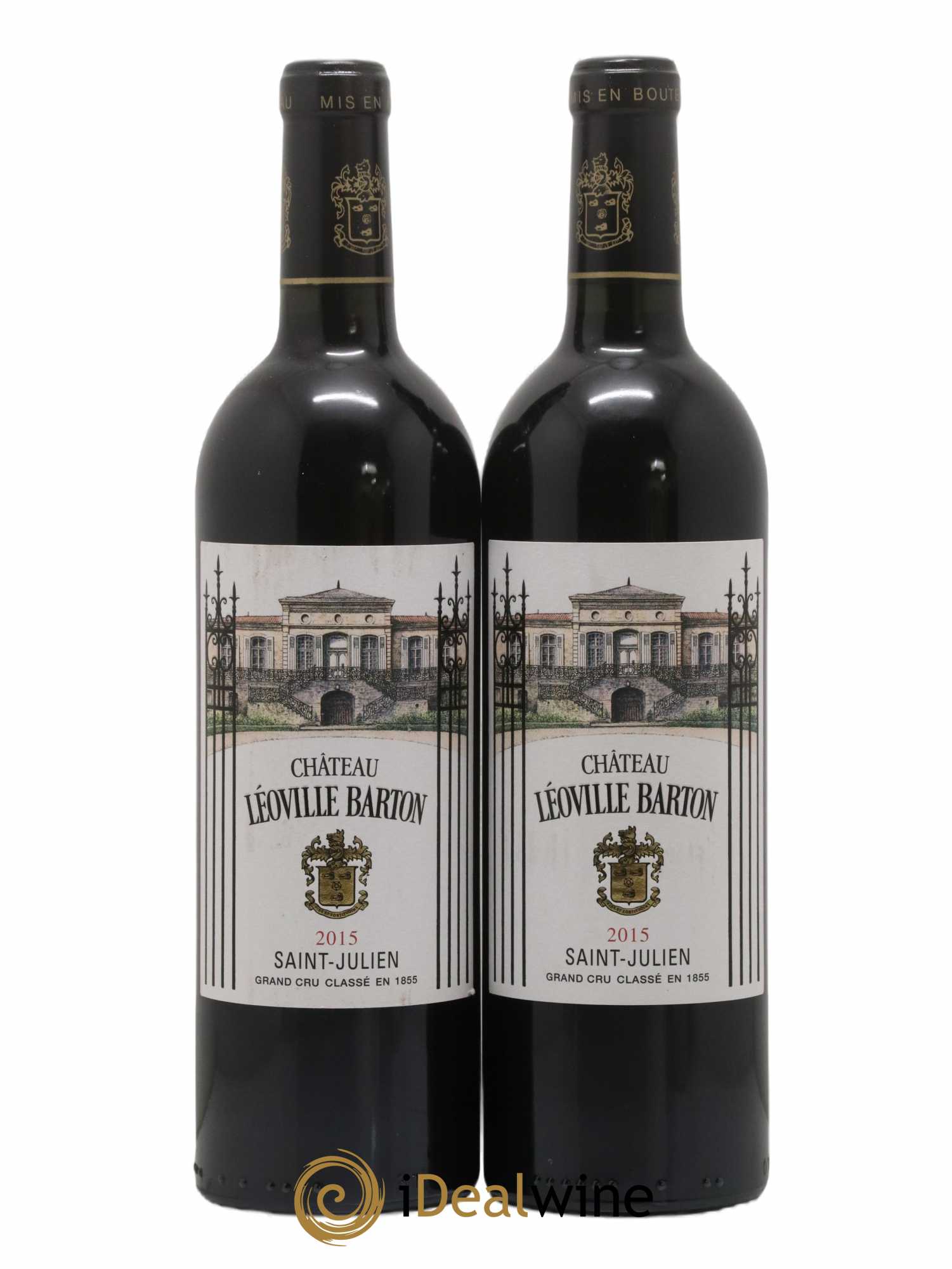 Château Léoville Barton 2ème Grand Cru Classé 2015 - Lot de 2 bouteilles - 0