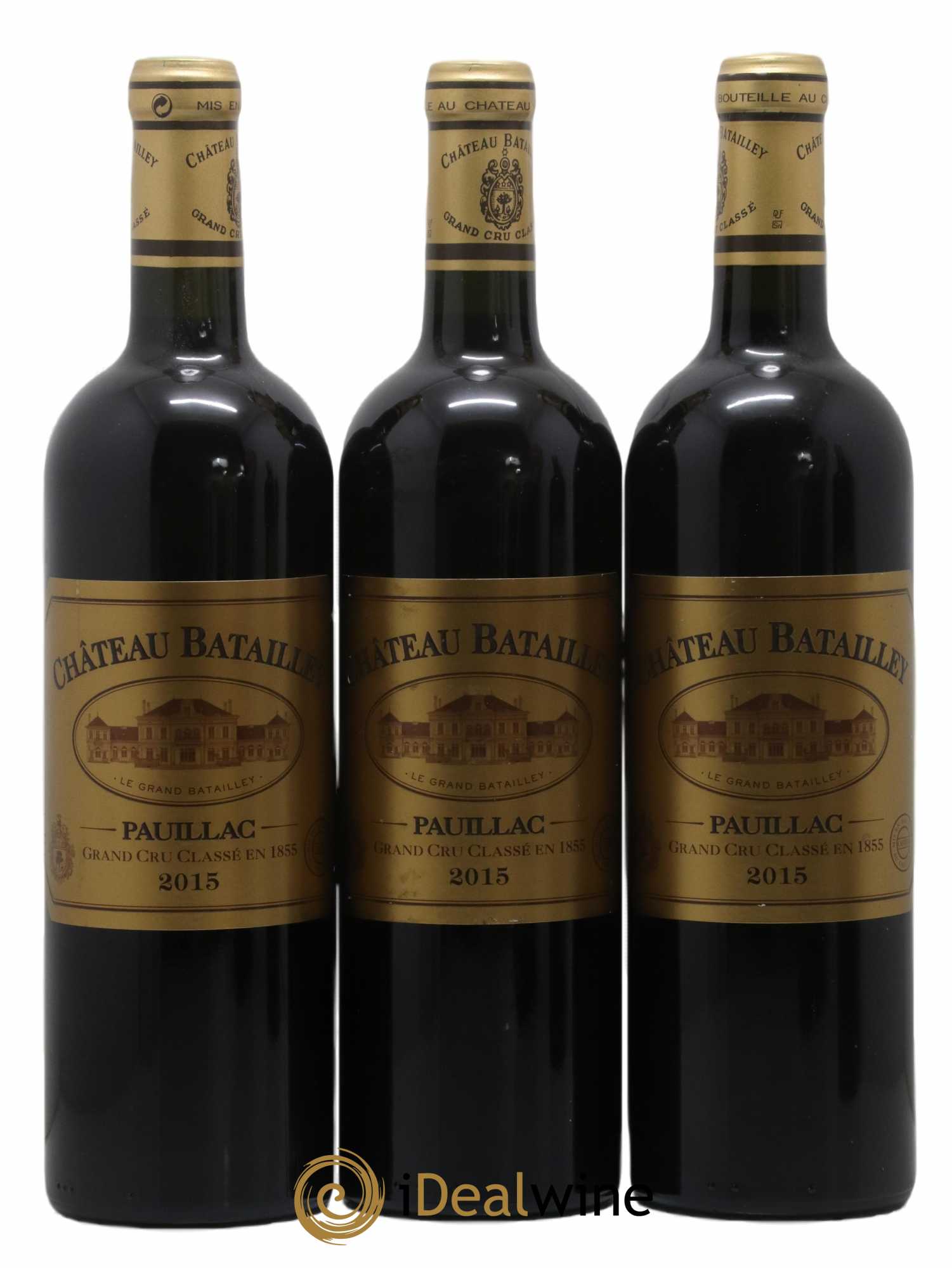 Château Batailley 5ème Grand Cru Classé 2015 - Lot de 3 bouteilles - 0