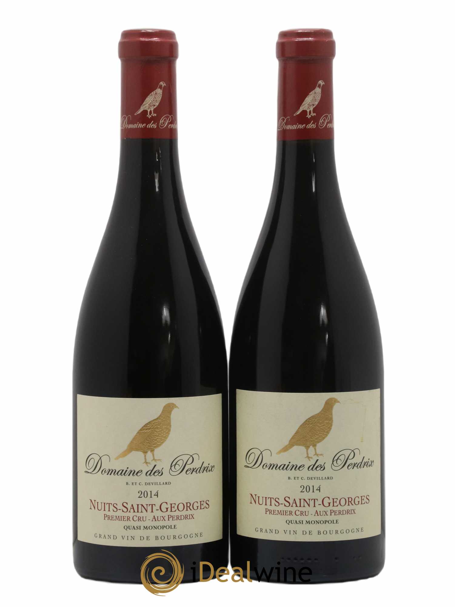 Nuits-Saint-Georges 1er Cru Aux Perdrix Perdrix (Domaine des) 2014 - Lot de 2 bouteilles - 0