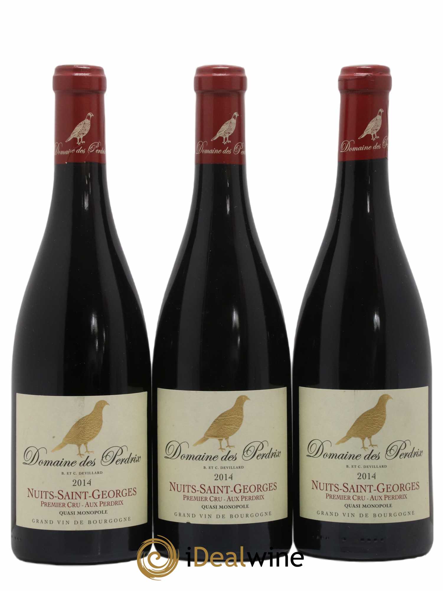 Nuits-Saint-Georges 1er Cru Aux Perdrix Perdrix (Domaine des) 2014 - Lot de 3 bouteilles - 0
