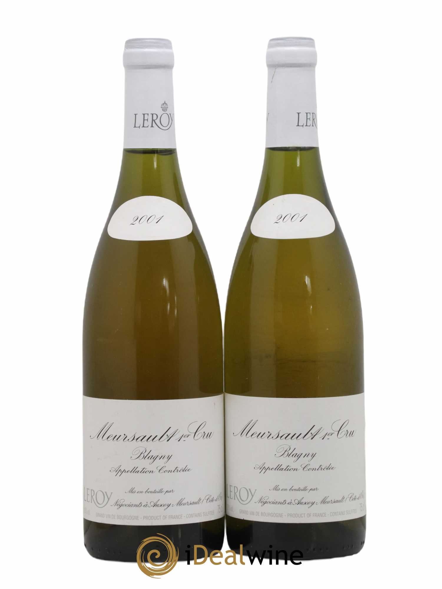 Meursault 1er Cru Blagny Leroy SA 2001 - Posten von 2 Flaschen - 0