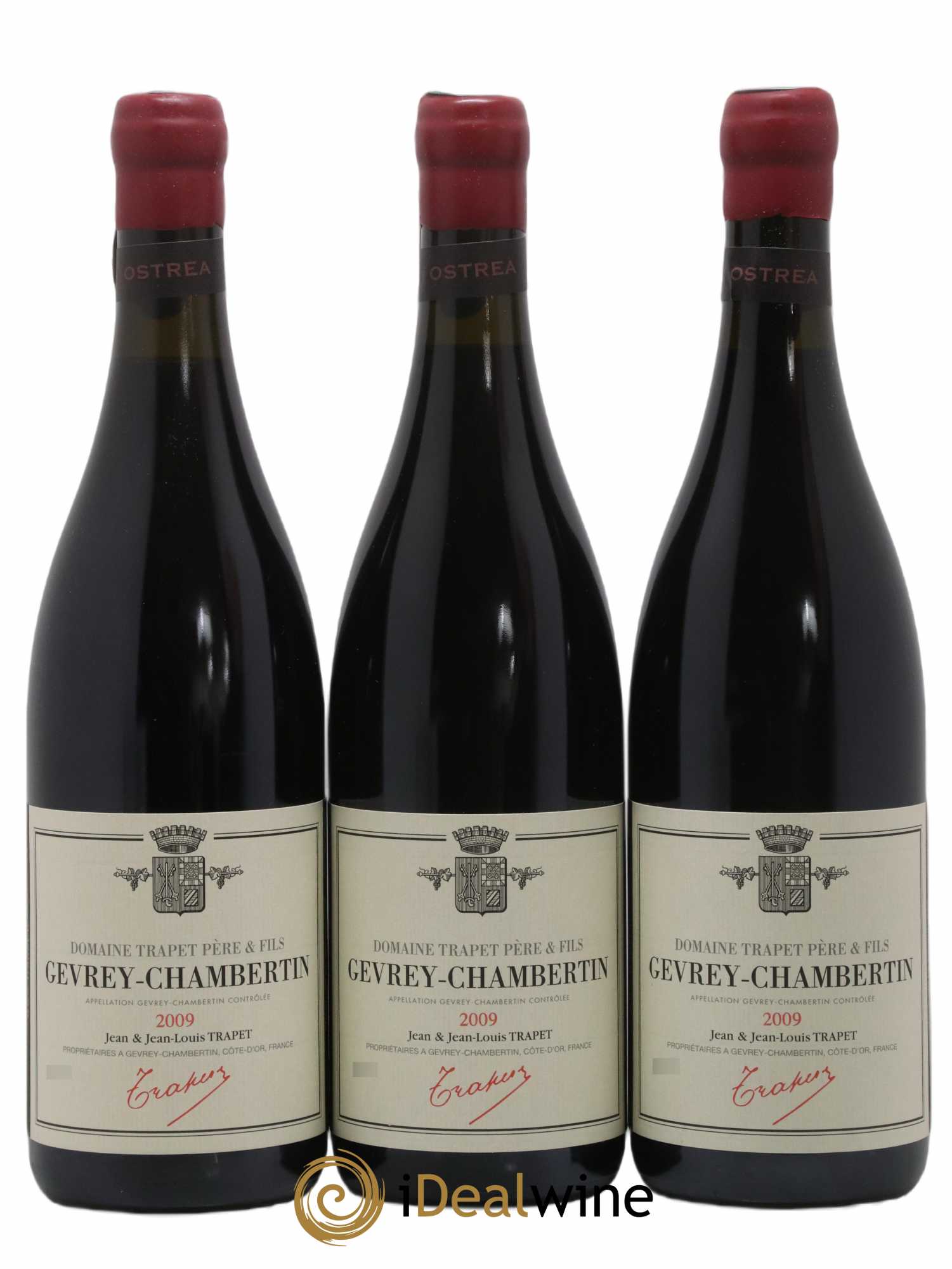 Gevrey-Chambertin Ostrea Domaine Trapet 2009 - Lot de 3 bouteilles - 0