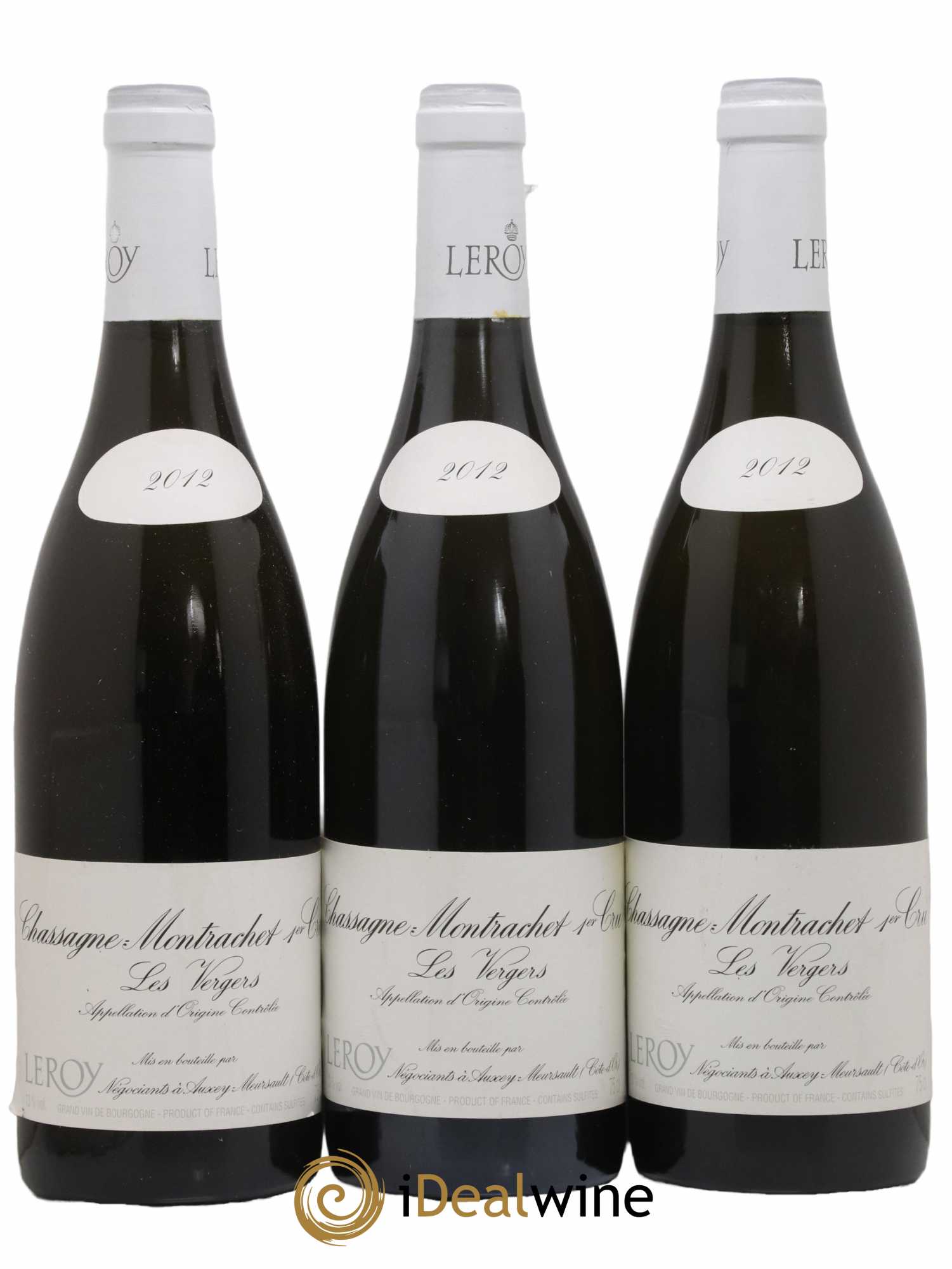 Chassagne-Montrachet 1er Cru 2012 - Posten von 3 Flaschen - 0
