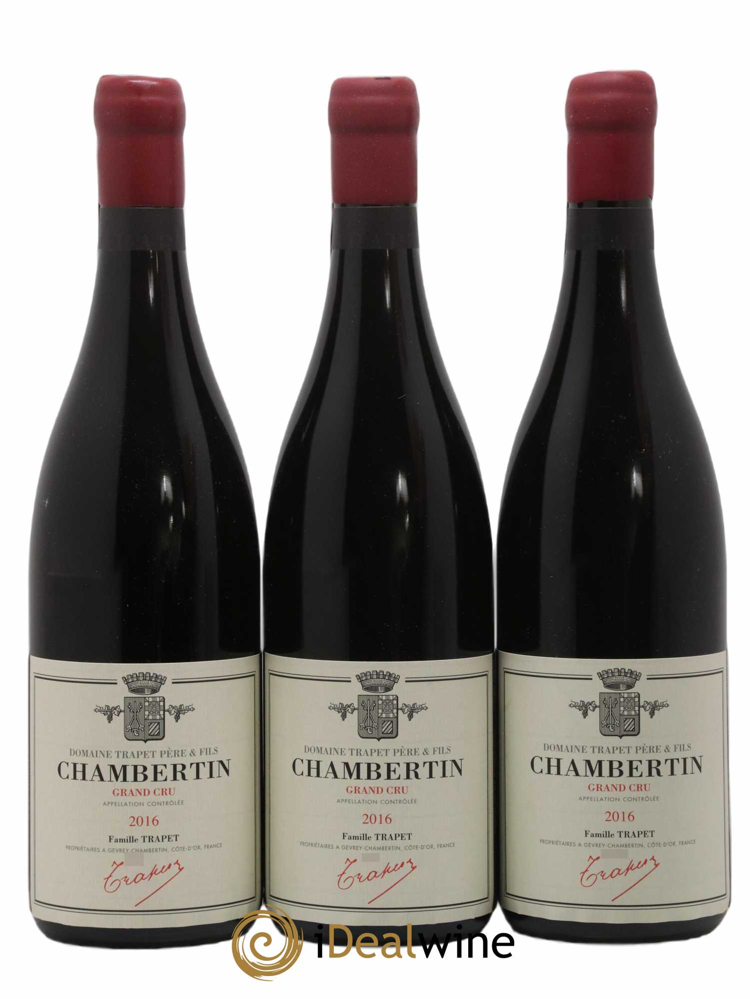 Chambertin Grand Cru Domaine Trapet 2016 - Lot de 3 bouteilles - 0