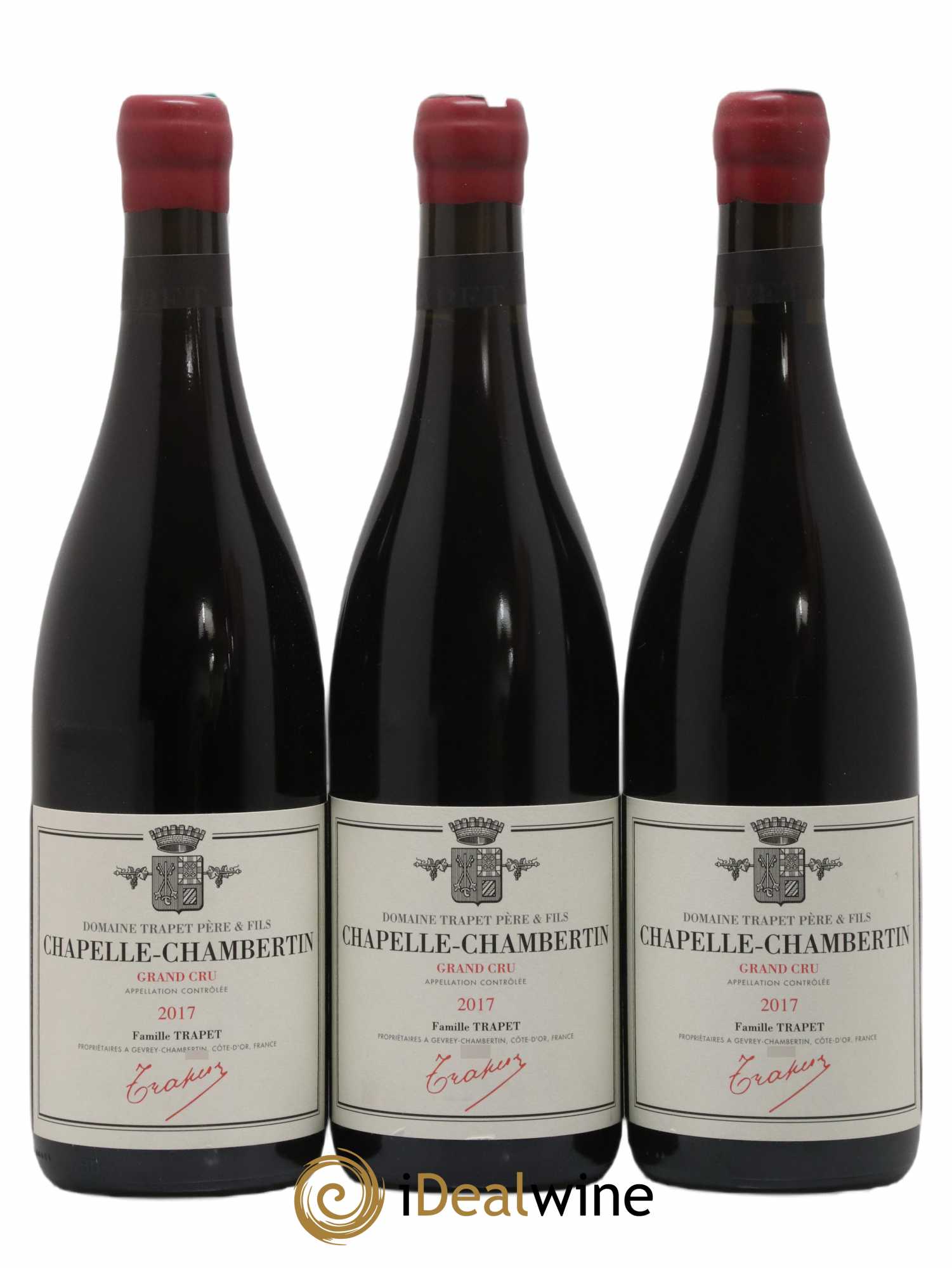 Chapelle-Chambertin Grand Cru Domaine Trapet 2017 - Lot de 3 bouteilles - 0