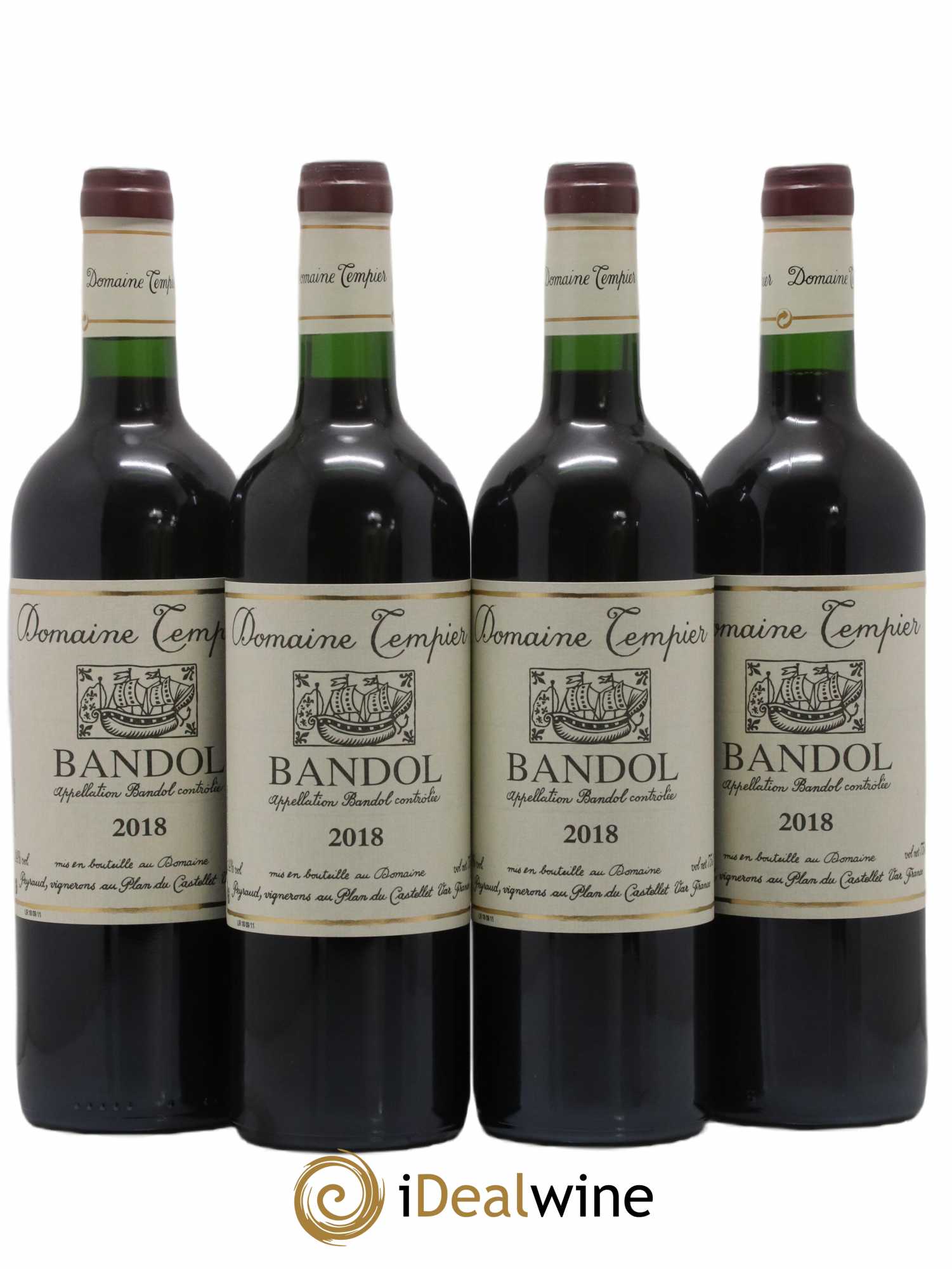 Bandol Domaine Tempier Famille Peyraud 2018 - Lot de 4 bouteilles - 0