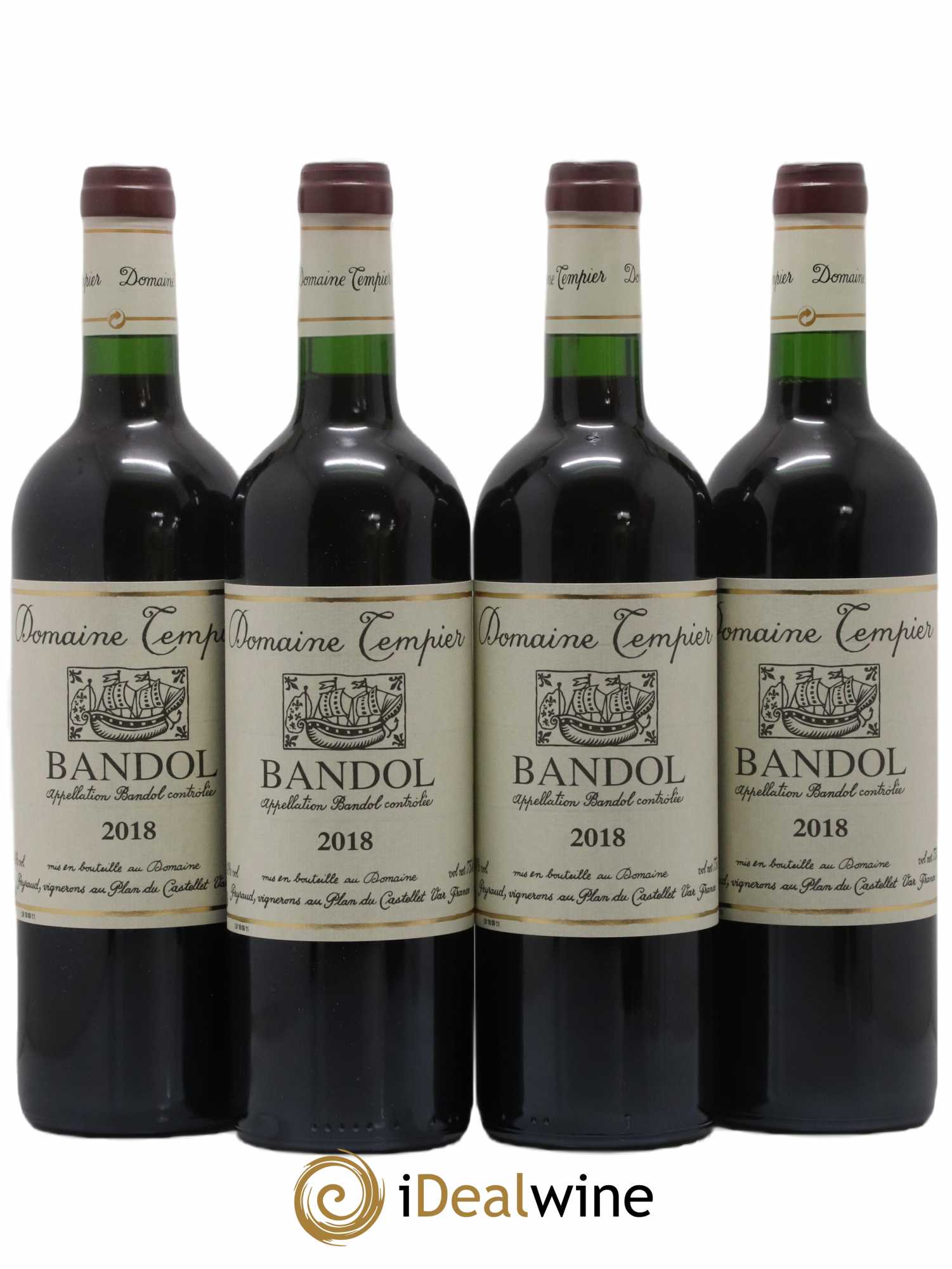 Bandol Domaine Tempier Famille Peyraud 2018 - Lot de 4 bouteilles - 0