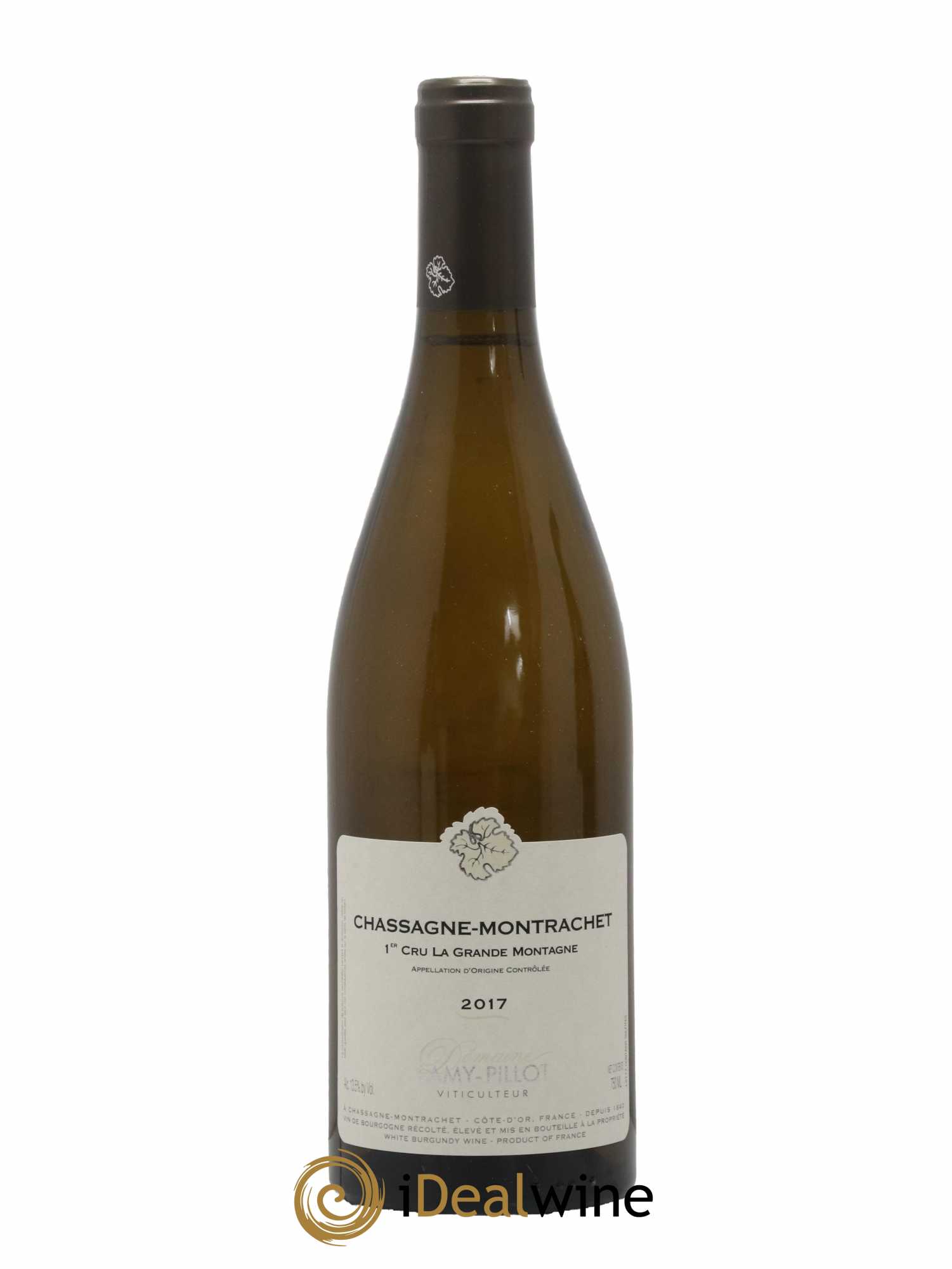 Chassagne-Montrachet 1er Cru La Grande Montagne Lamy Pillot 2017 - Lotto di 1 bottiglia - 0