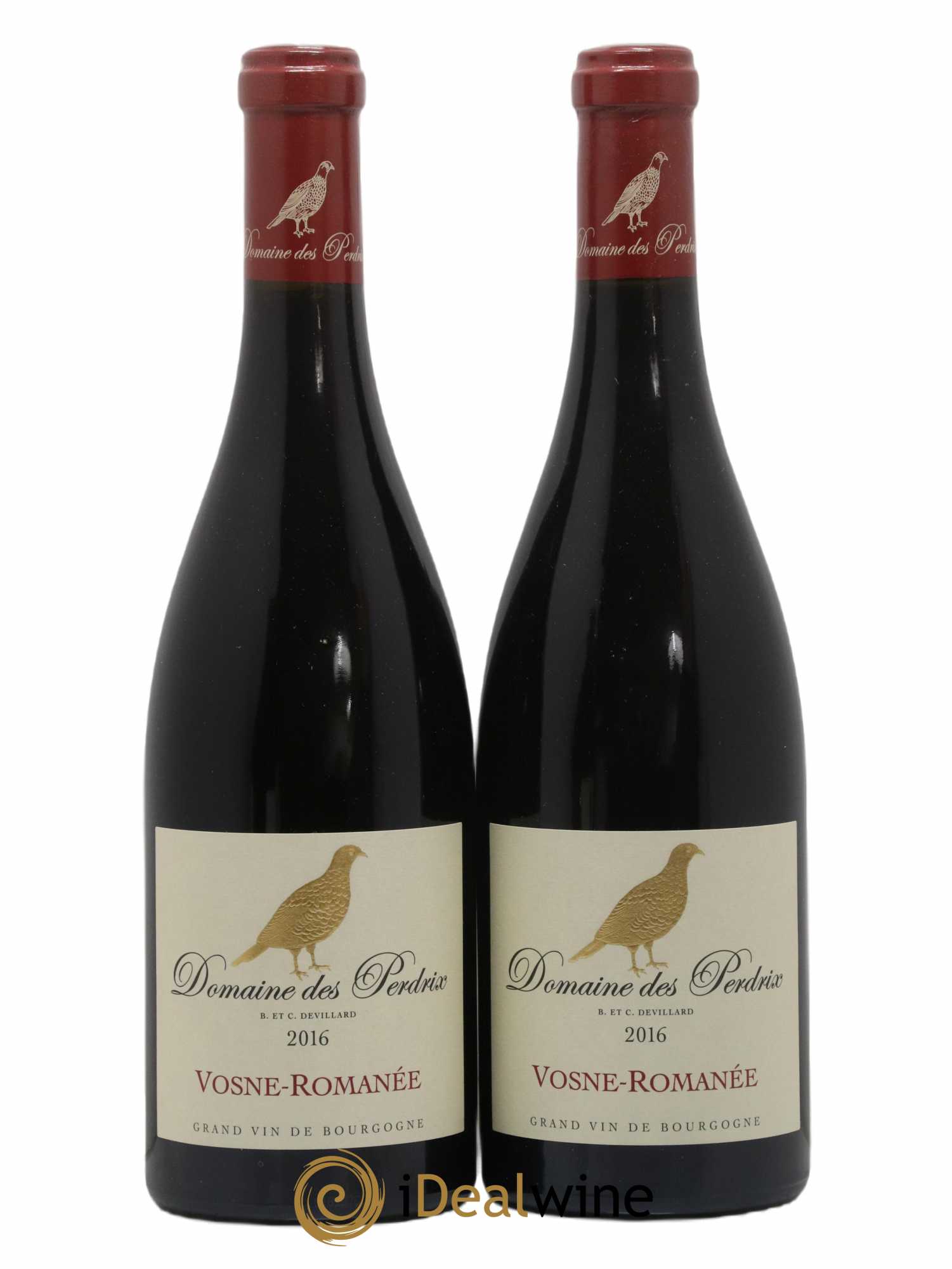 Vosne-Romanée Perdrix (Domaine des) 2016 - Lot de 2 bouteilles - 0