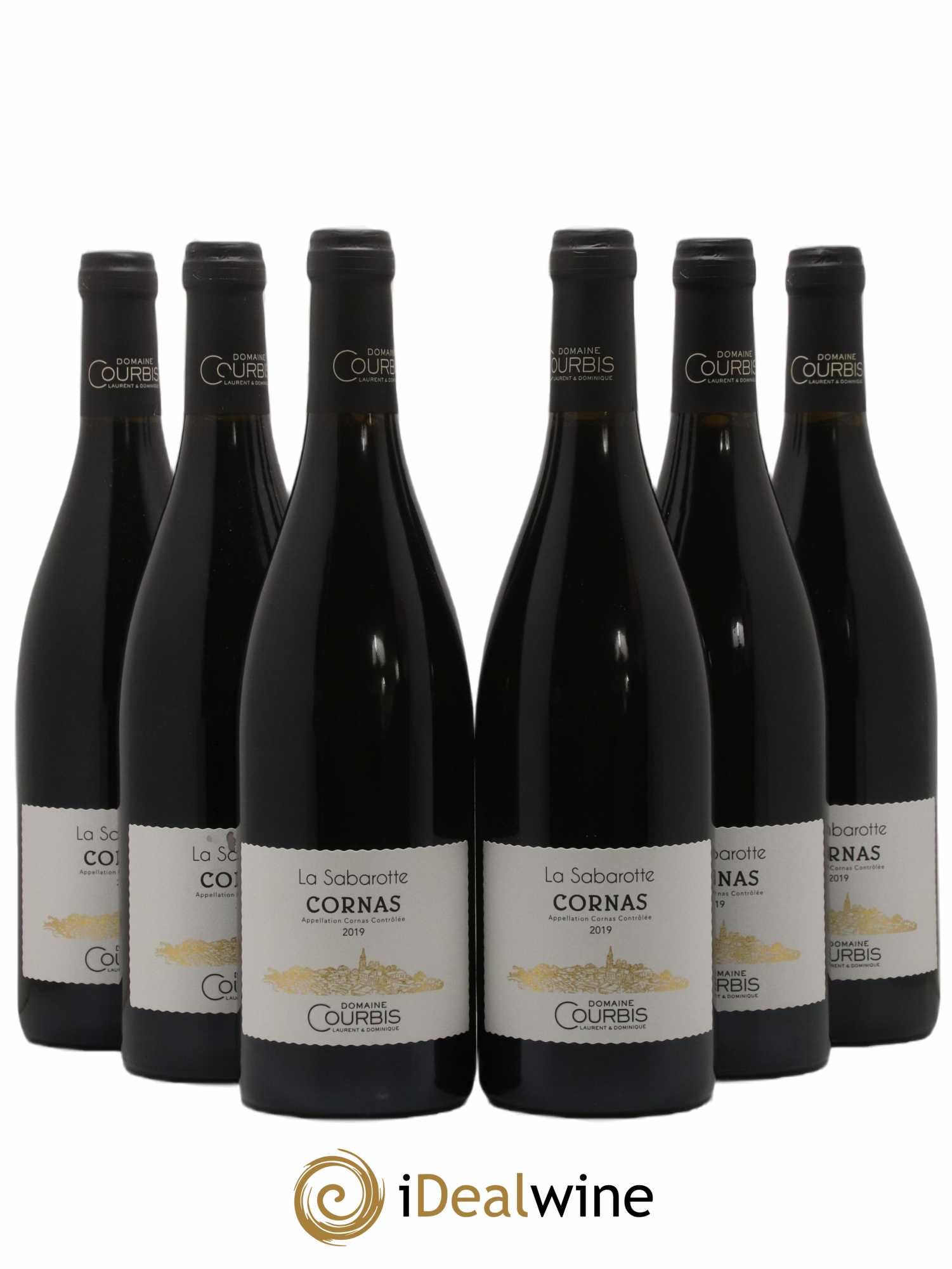 Cornas La Sabarotte Courbis 2019 - Lot de 6 bouteilles - 0