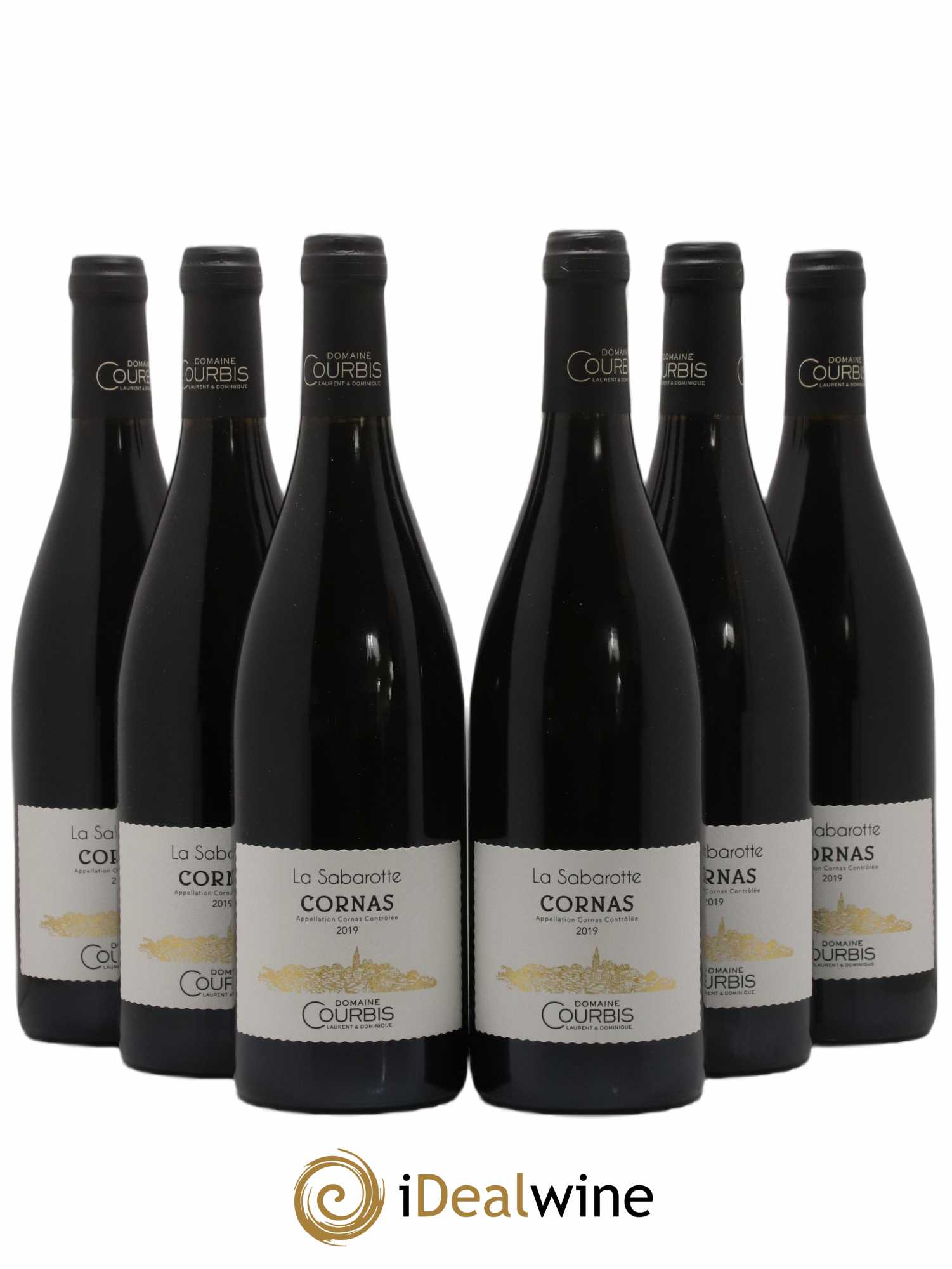 Cornas La Sabarotte Courbis 2019 - Lot de 6 bouteilles - 0