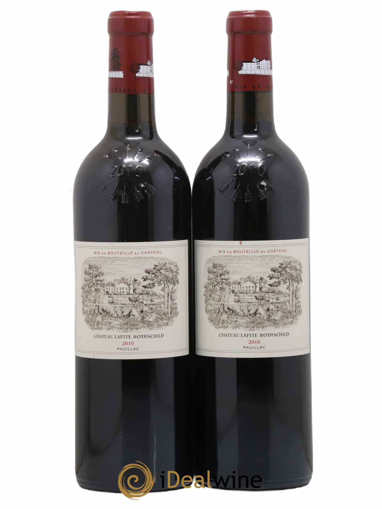 Château Lafite Rothschild 1er Grand Cru Classé 2010 - Lot de 2 bouteilles - 0