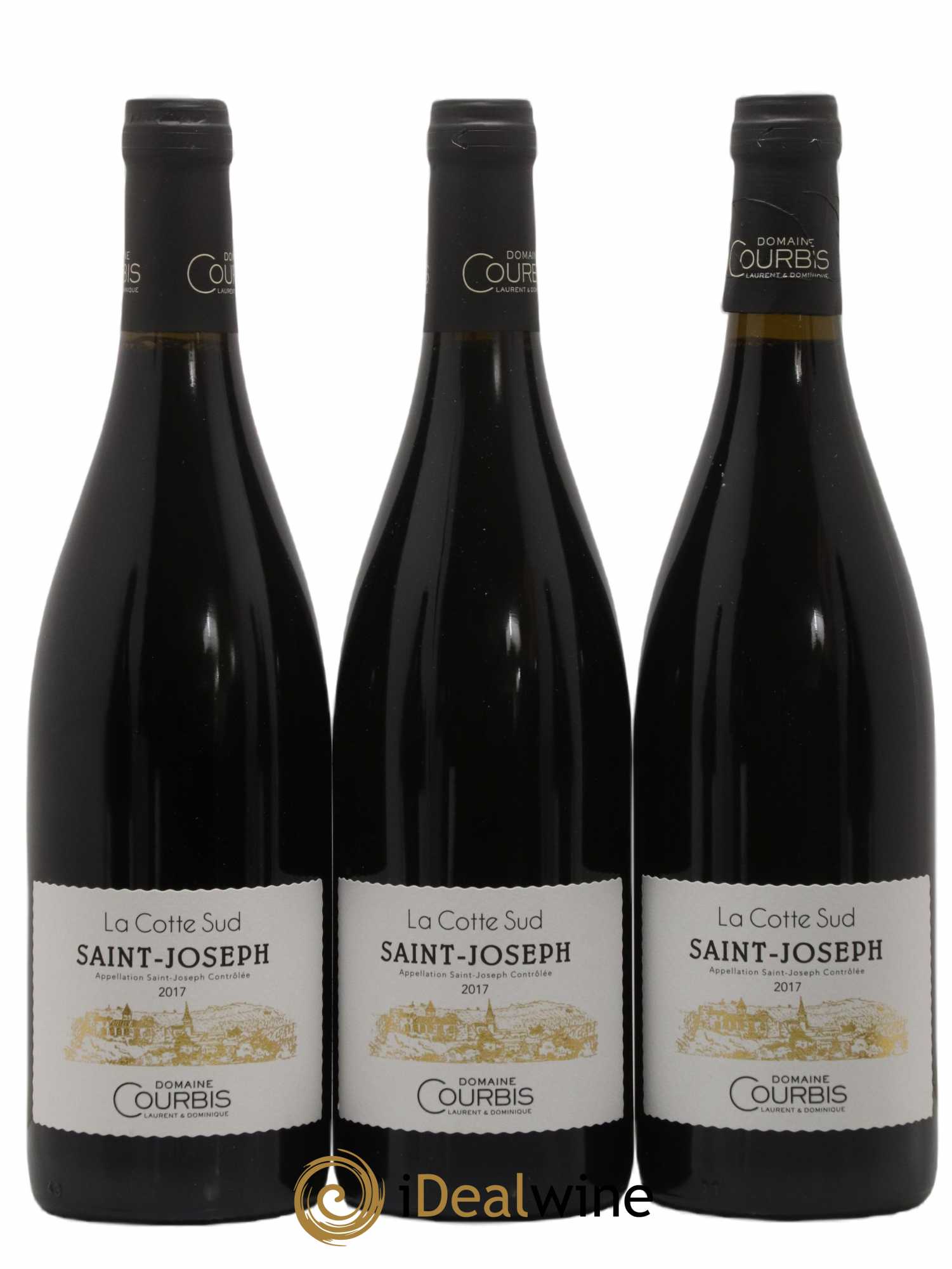 Saint-Joseph La Cotte Sud Domaine Courbis 2017 - Posten von 6 Flaschen - 1