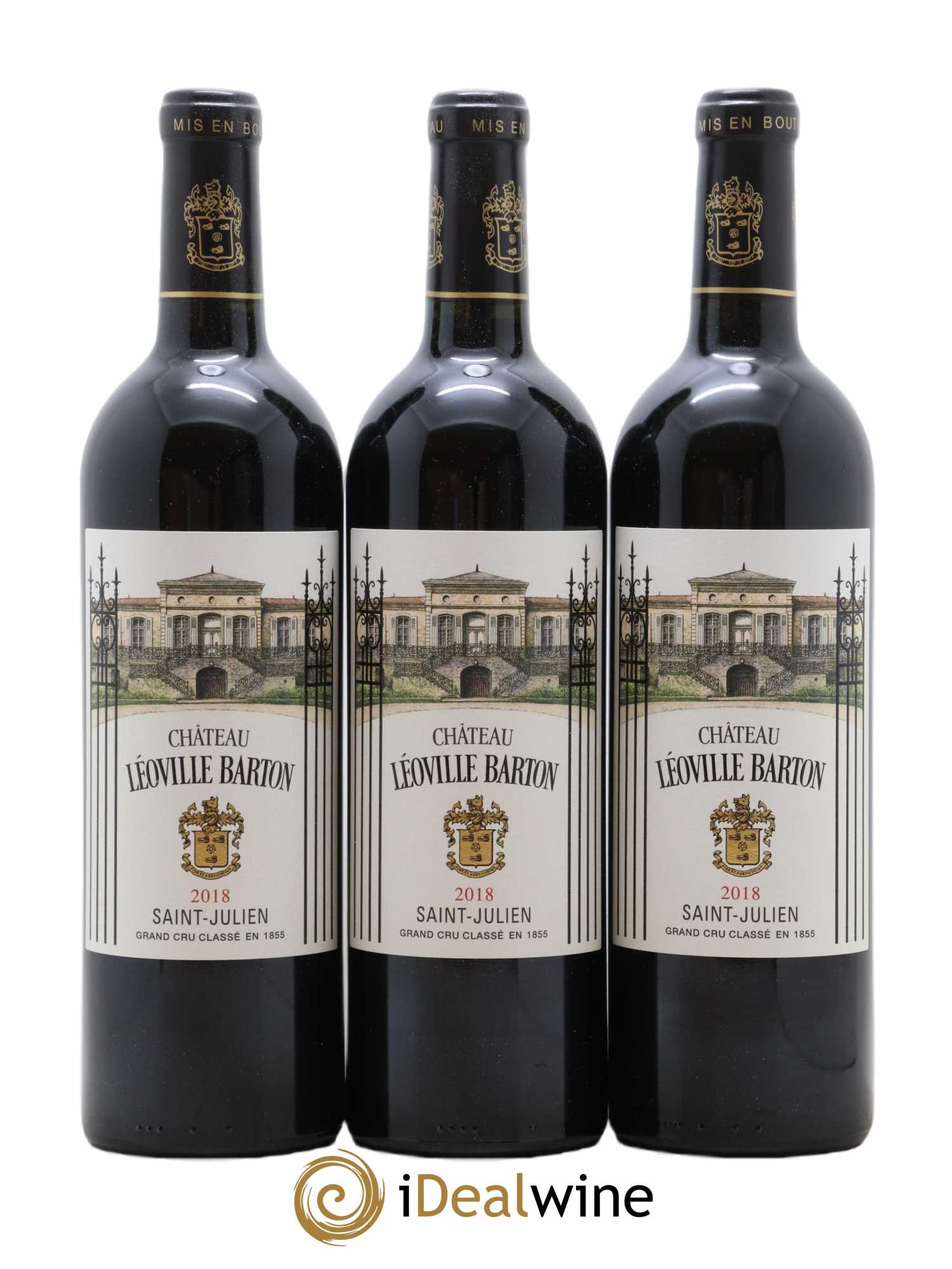 Château Léoville Barton 2ème Grand Cru Classé 2018 - Lot de 6 bouteilles - 1