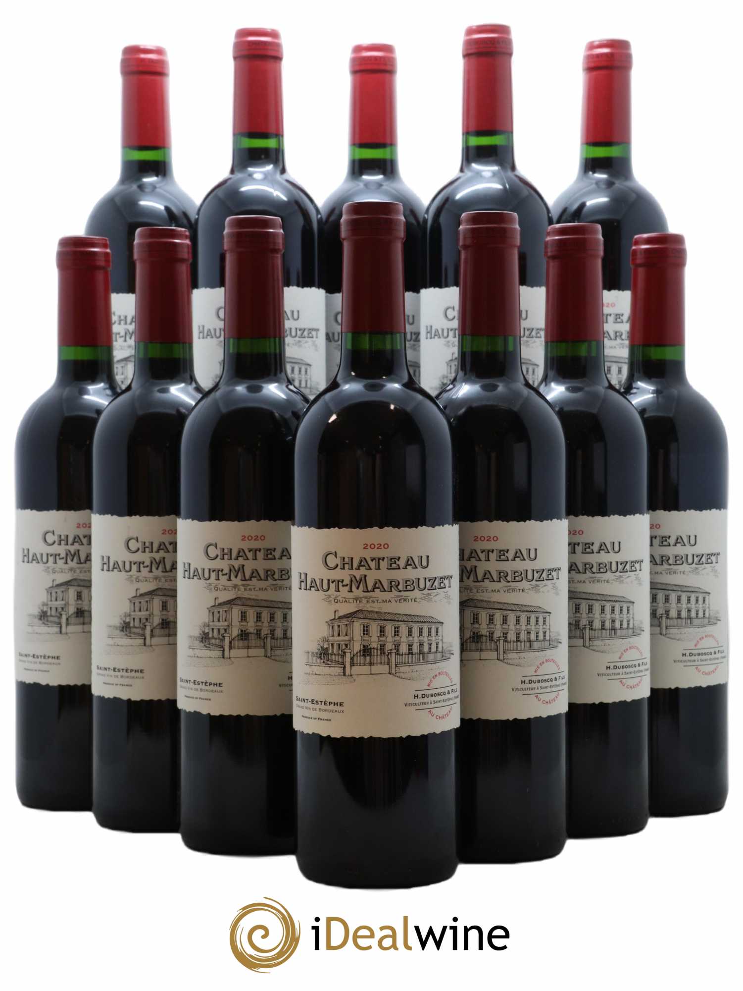 Château Haut Marbuzet 2020 - Lot de 12 bouteilles - 0