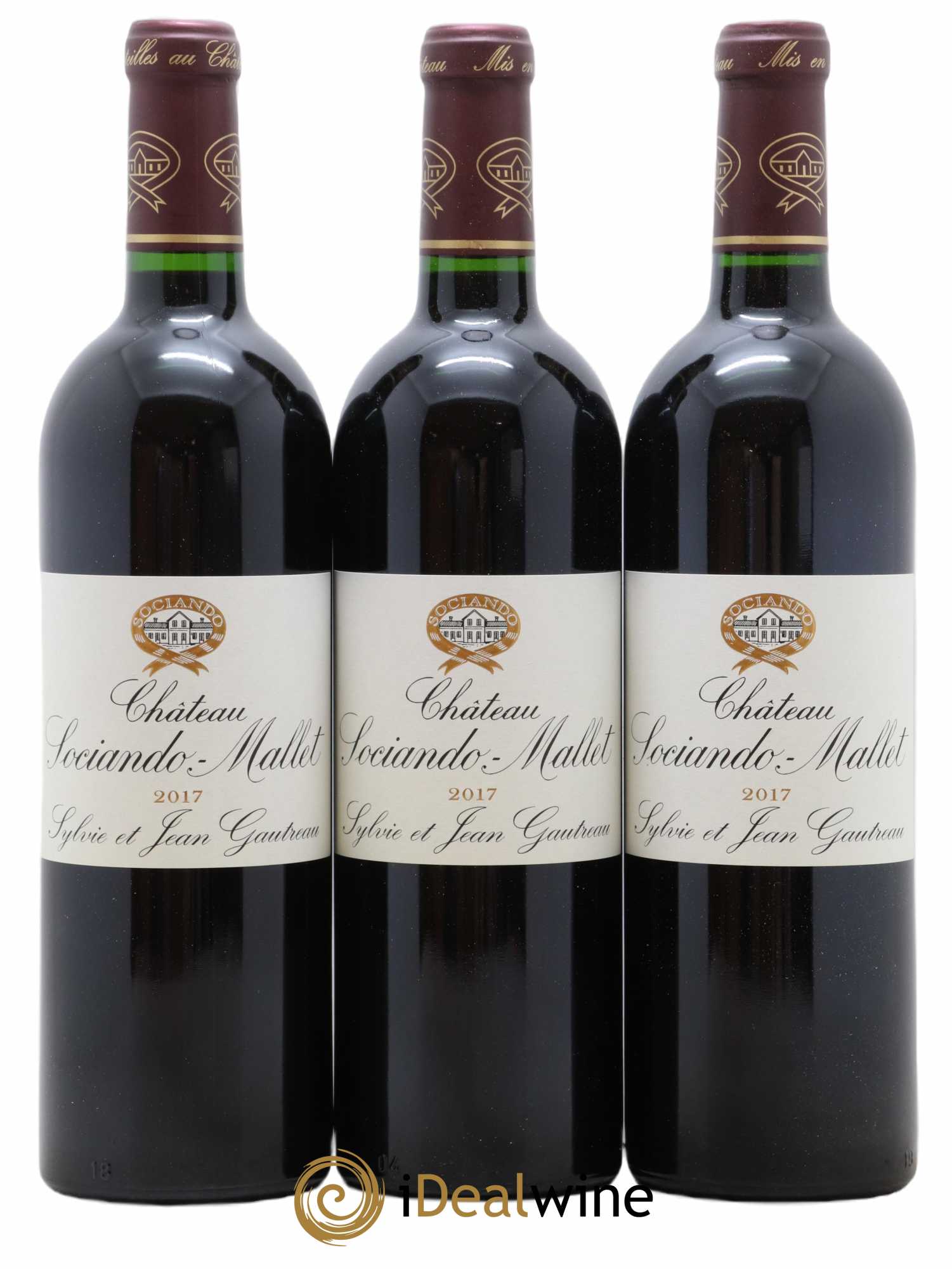 Château Sociando Mallet 2017 - Lot de 12 bouteilles - 1