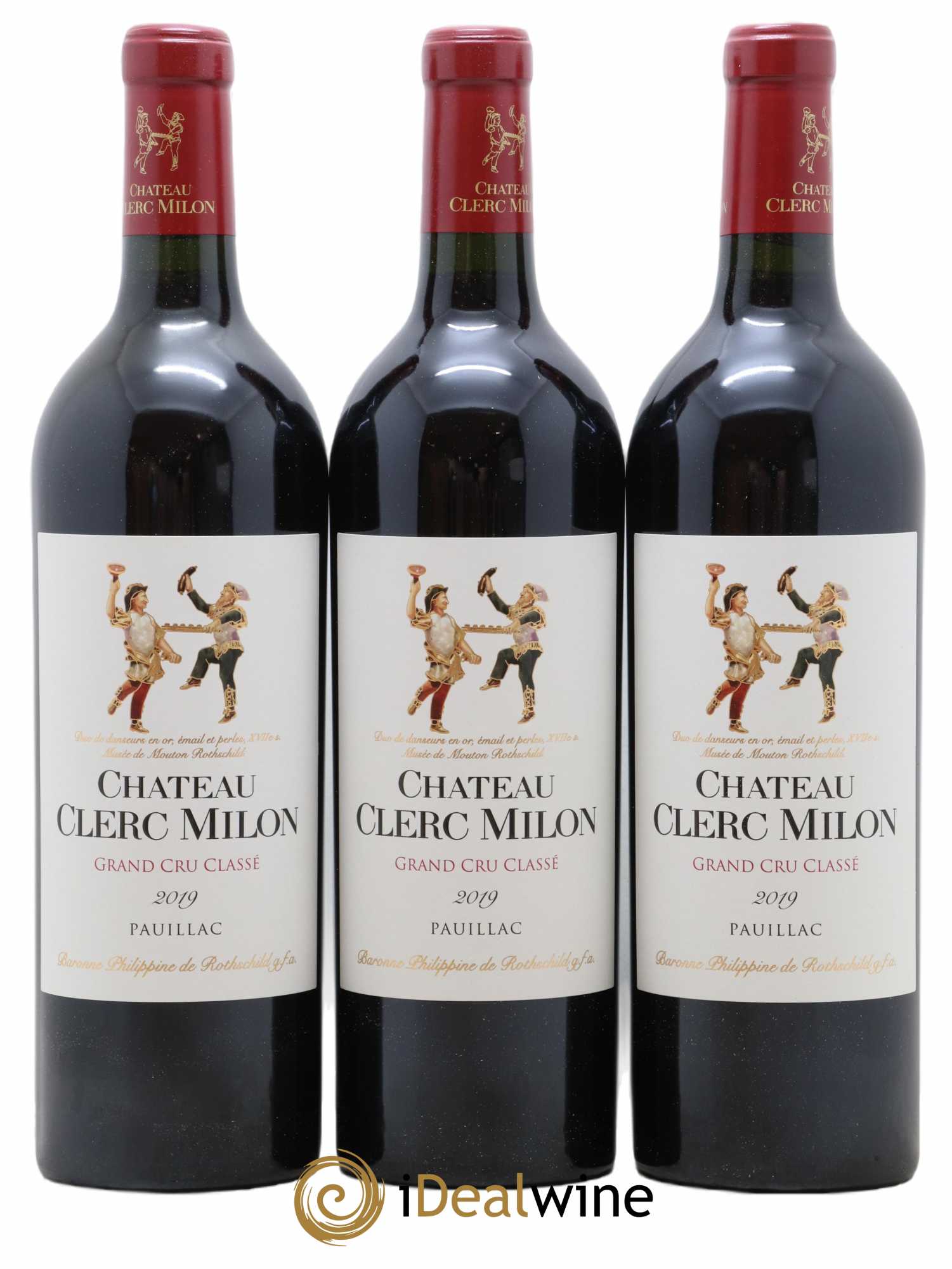 Château Clerc Milon 5ème Grand Cru Classé 2019 - Lot de 6 bouteilles - 1