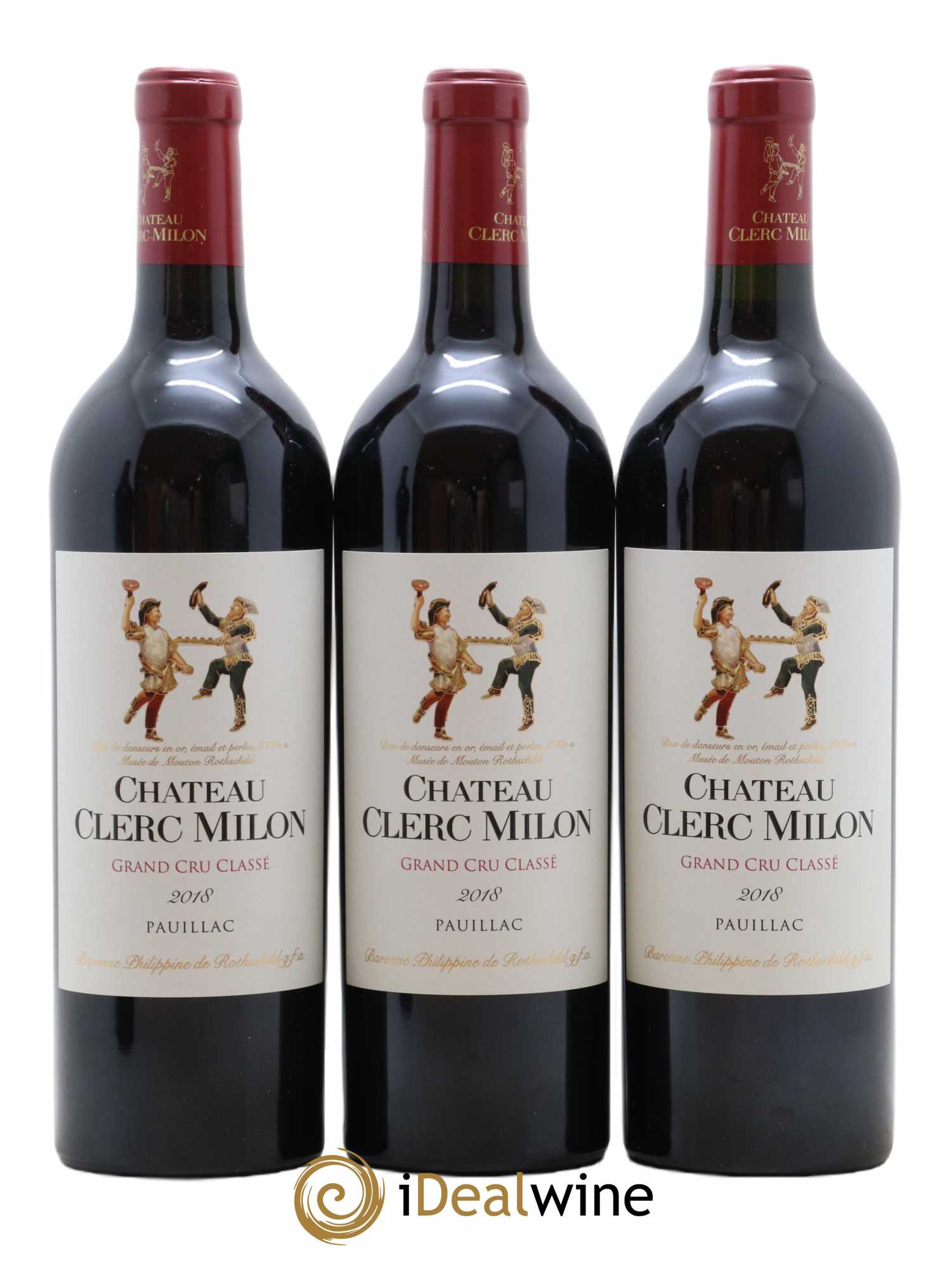 Château Clerc Milon 5ème Grand Cru Classé 2018 - Lot de 6 bouteilles - 2