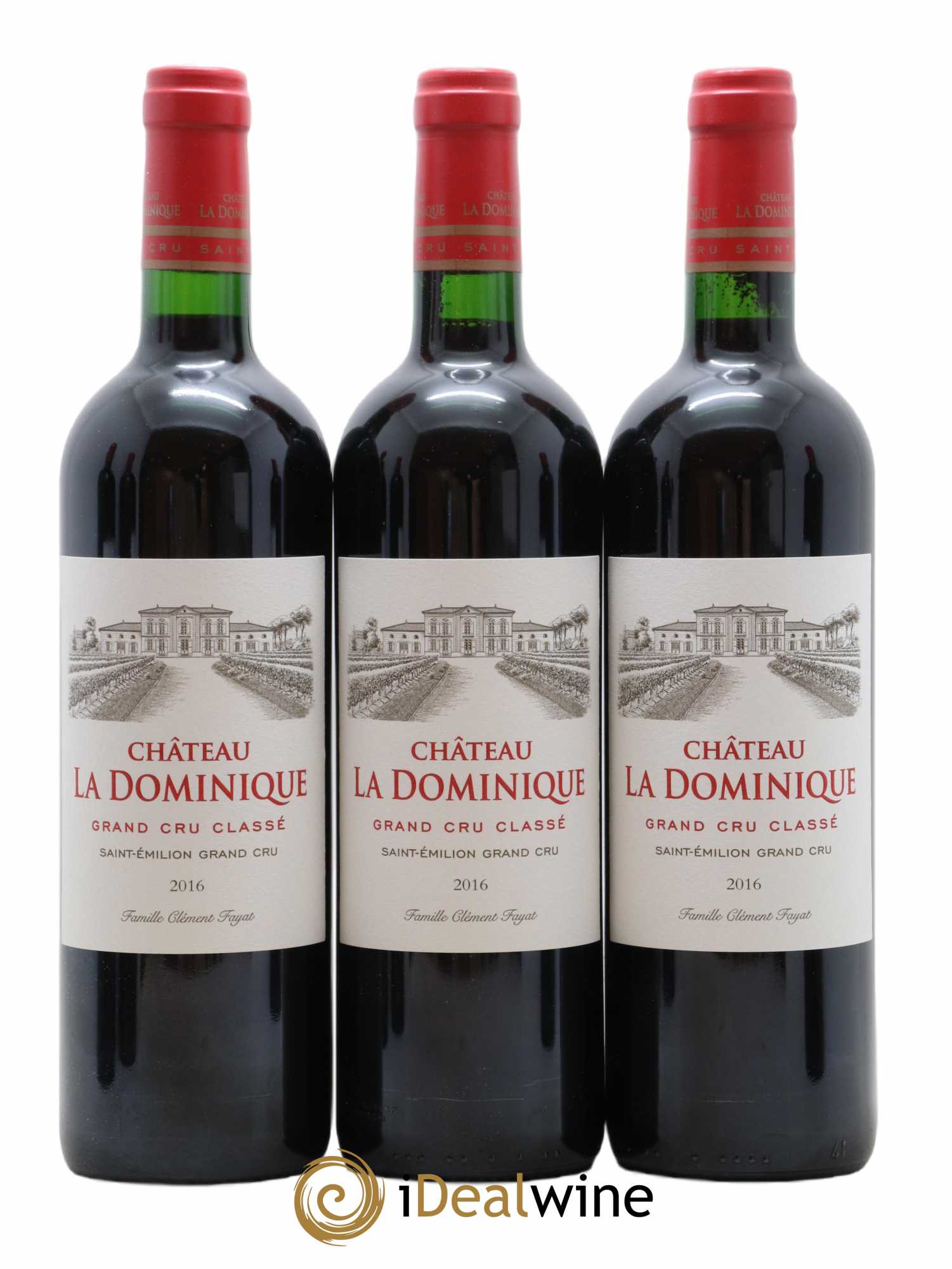 Château la Dominique Grand Cru Classé 2016 - Lot de 6 bouteilles - 2