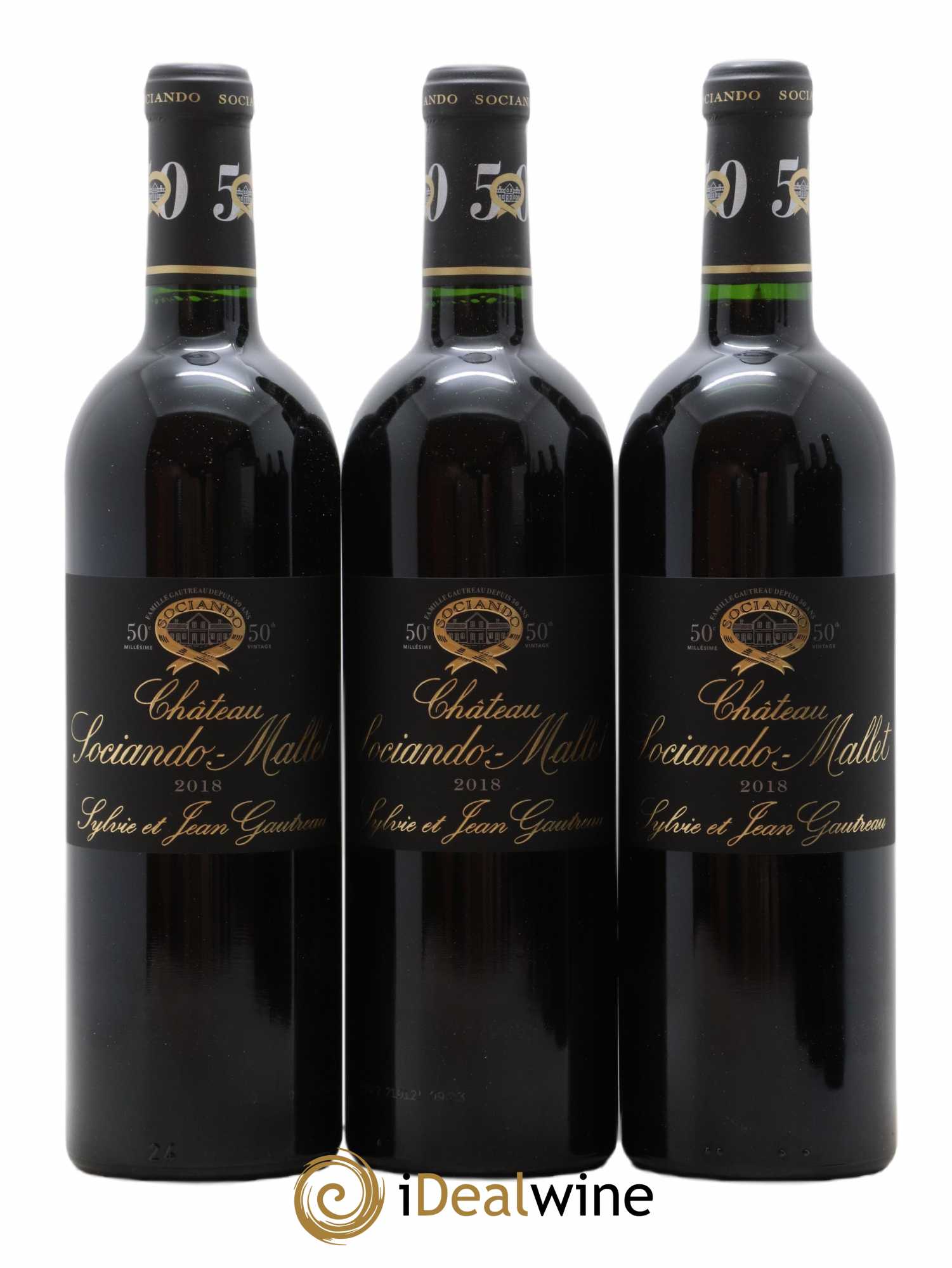 Château Sociando Mallet 2018 - Lot de 6 bouteilles - 1